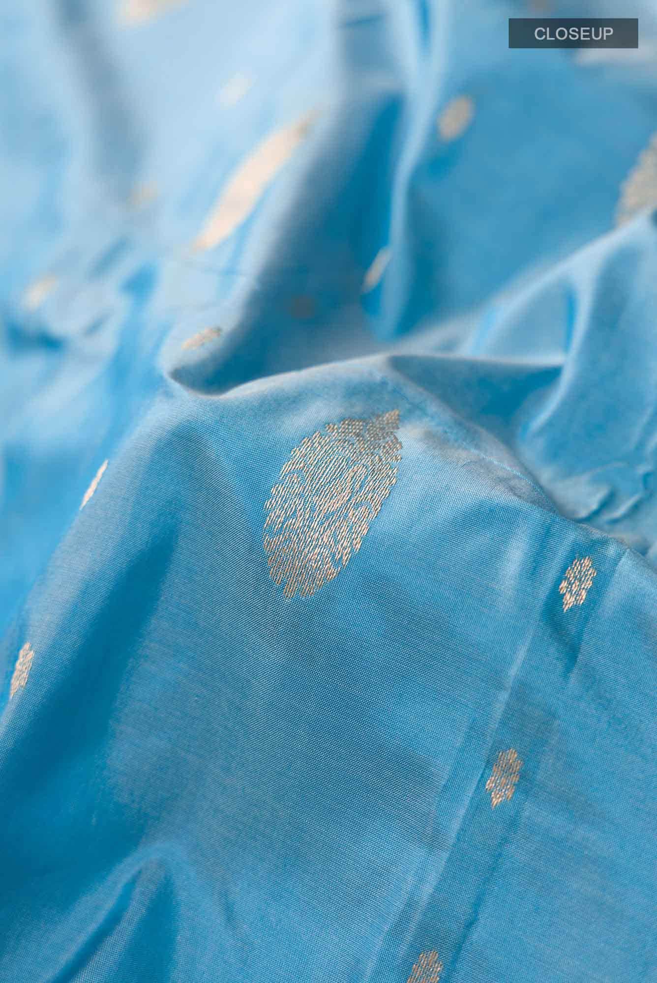 Blue Bangalore Silk Saree