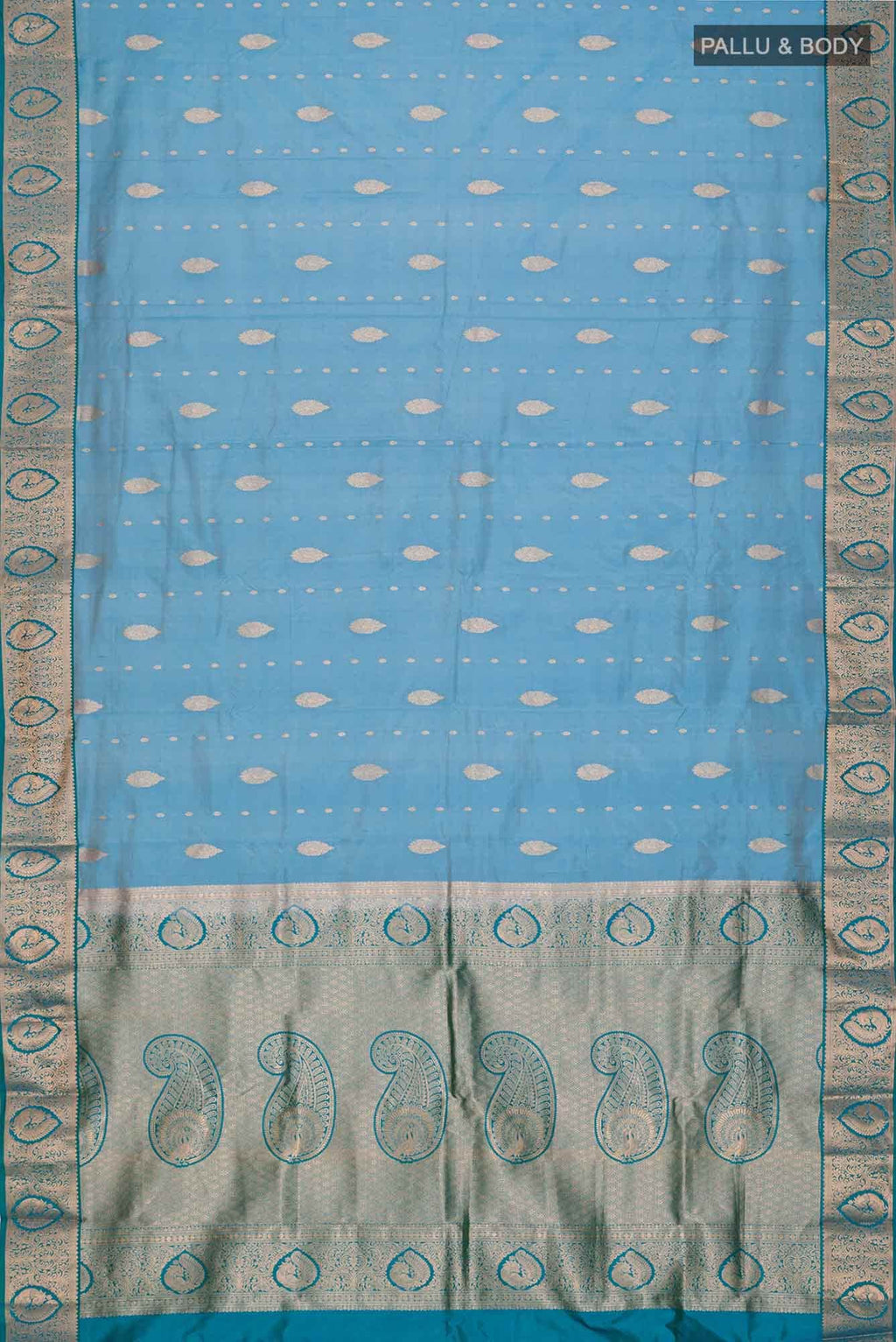 Blue Bangalore Silk Saree