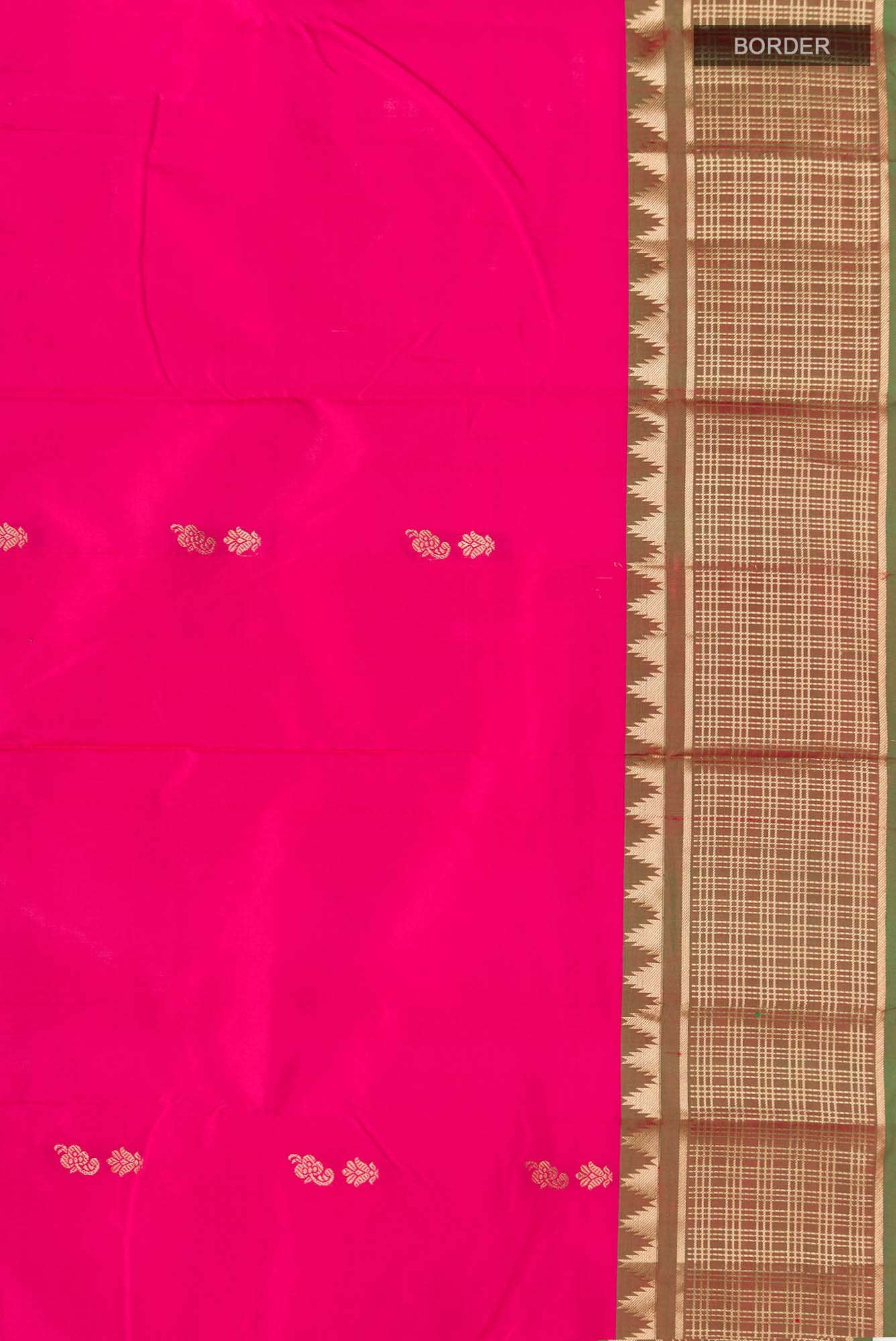 Pink Bangalore Silk Saree