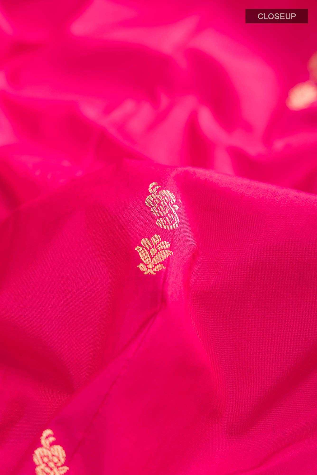 Pink Bangalore Silk Saree