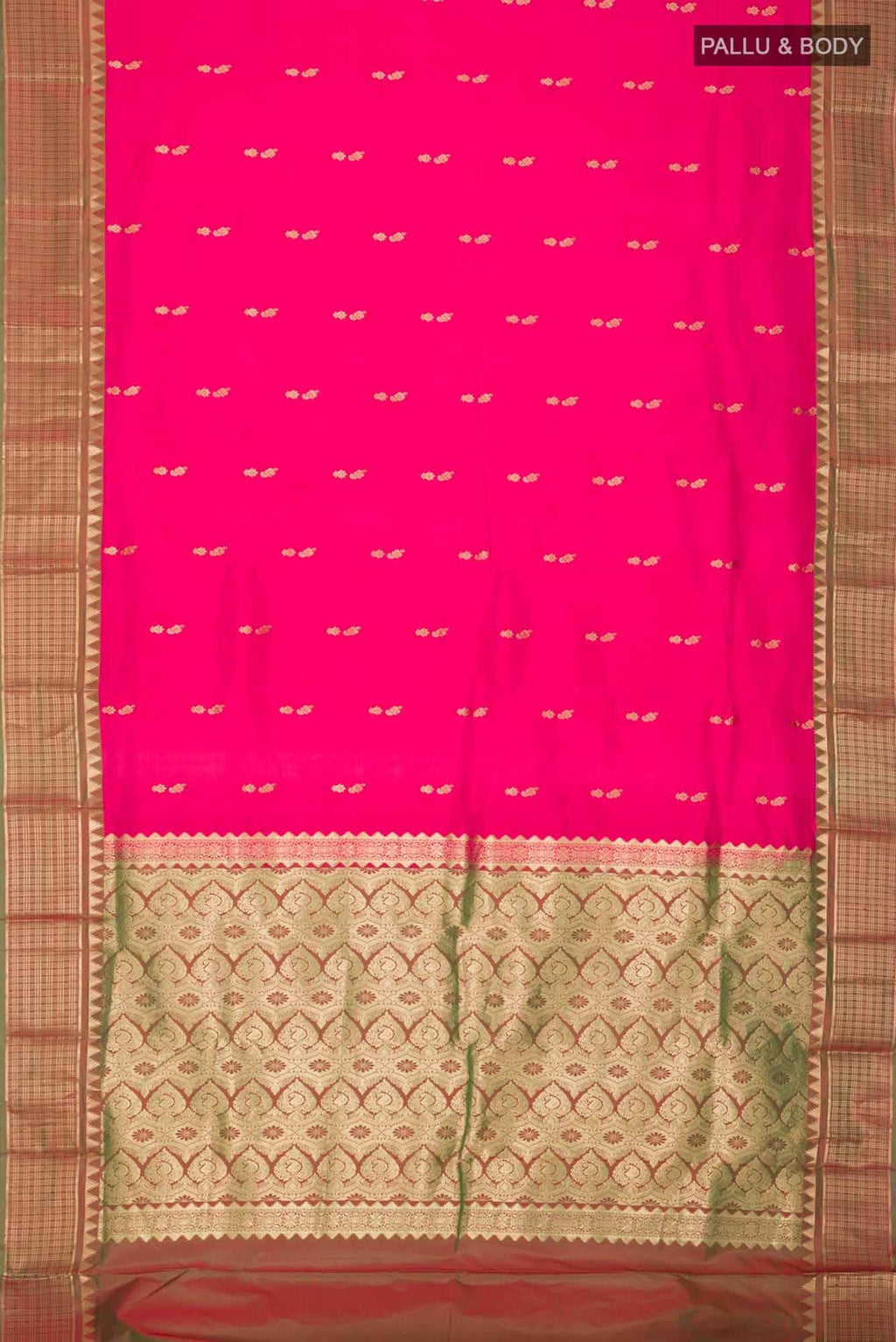 Pink Bangalore Silk Saree