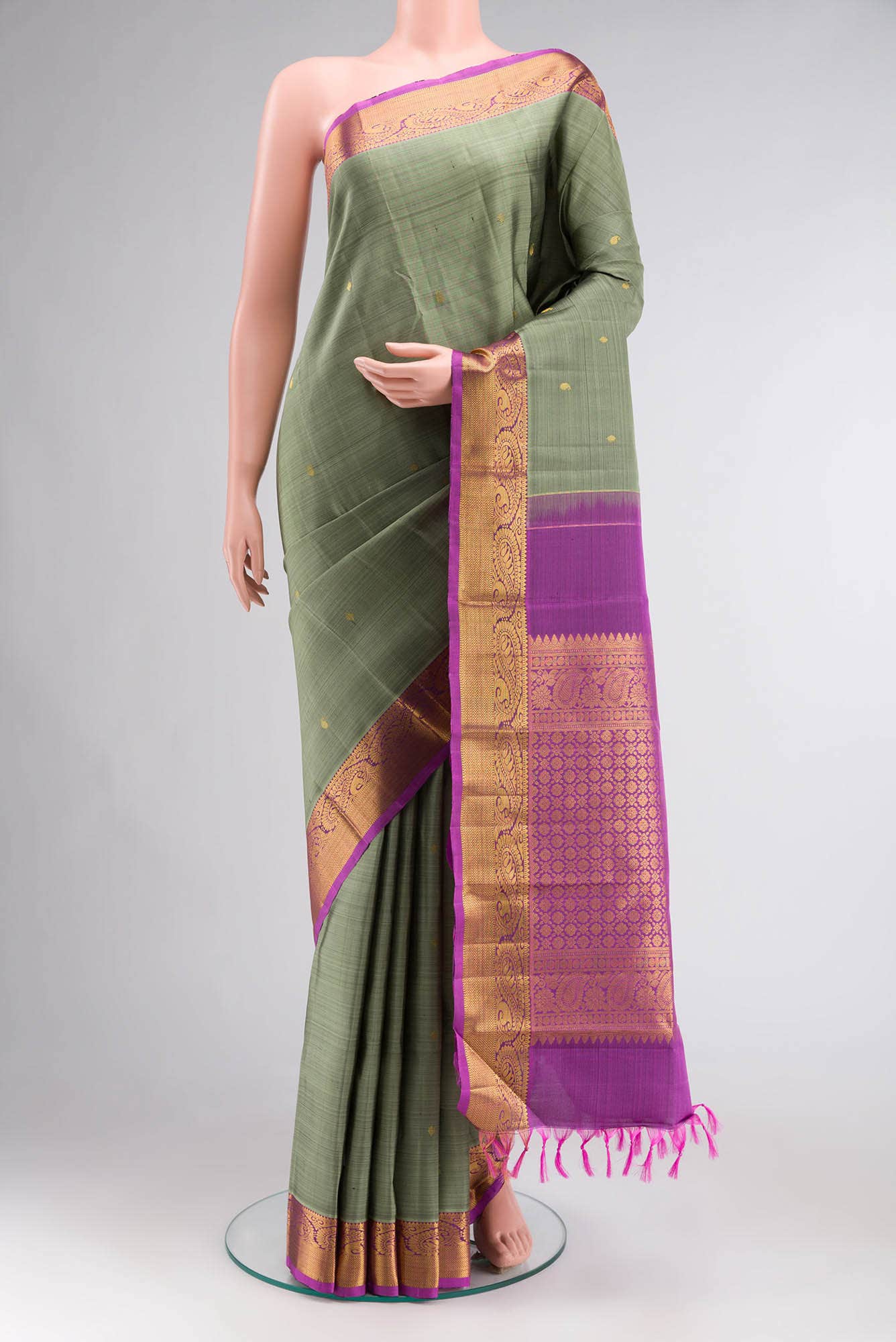 Green Kanchipuram Silk Saree