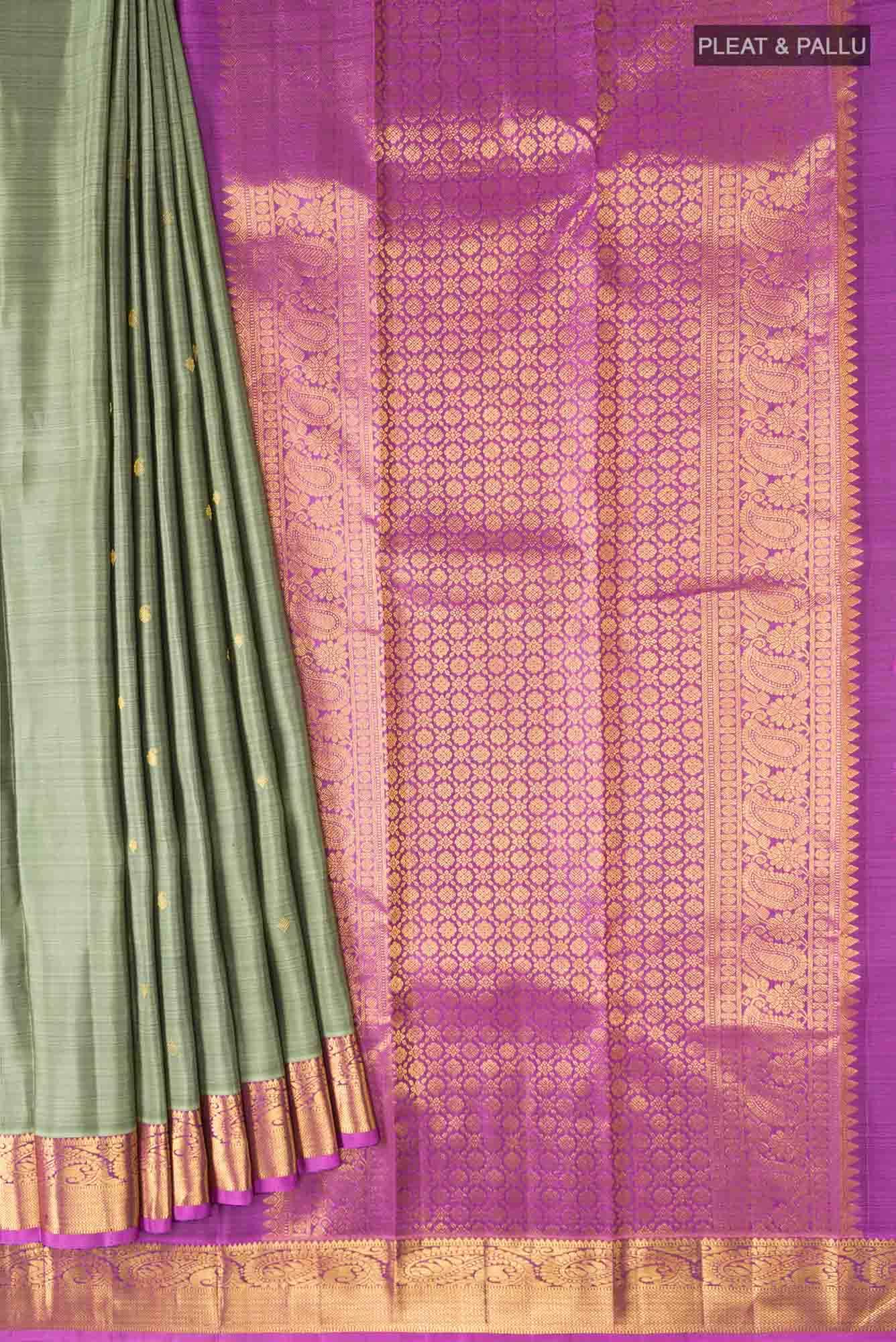 Green Kanchipuram Silk Saree
