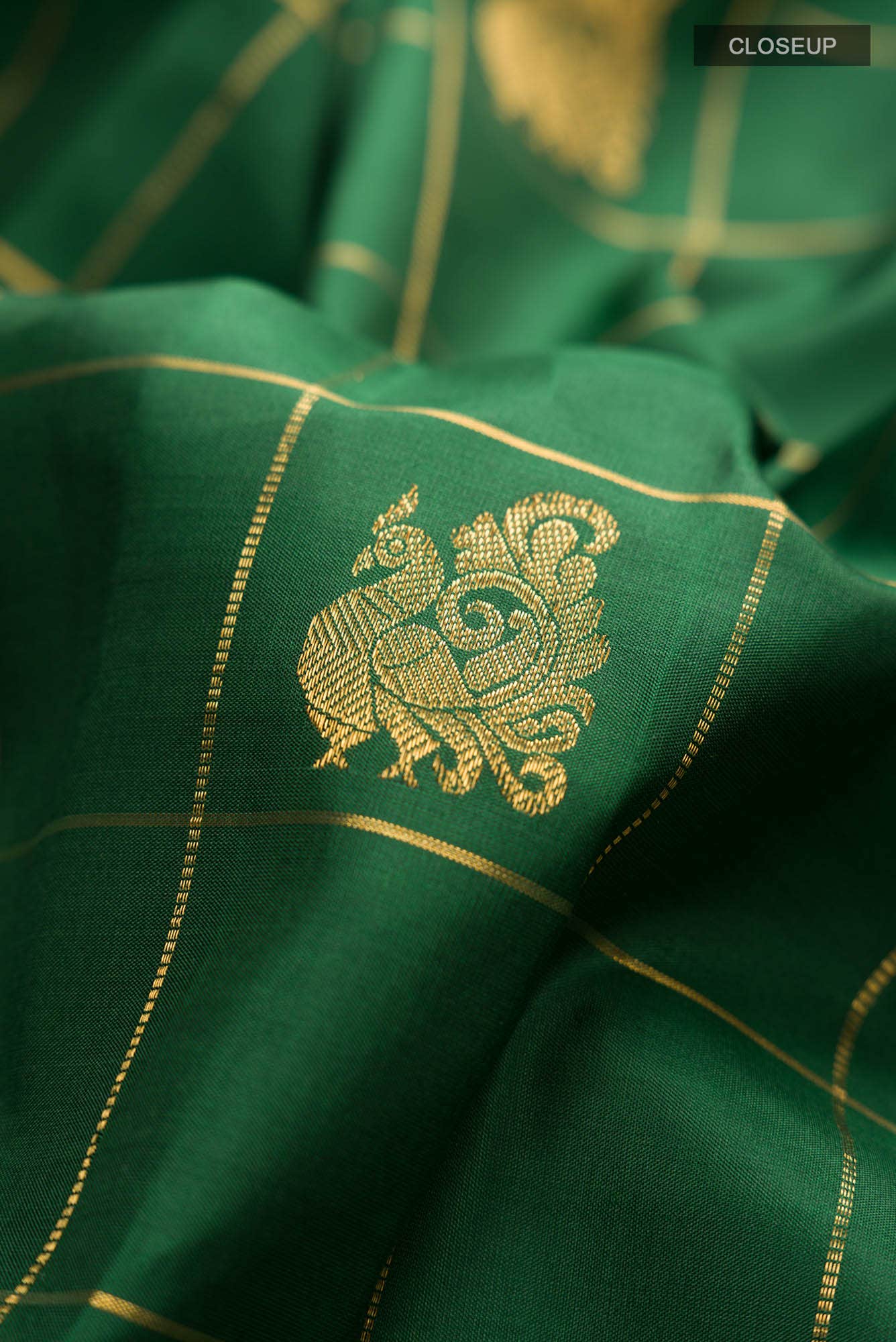 Green Kanchipuram Silk Saree