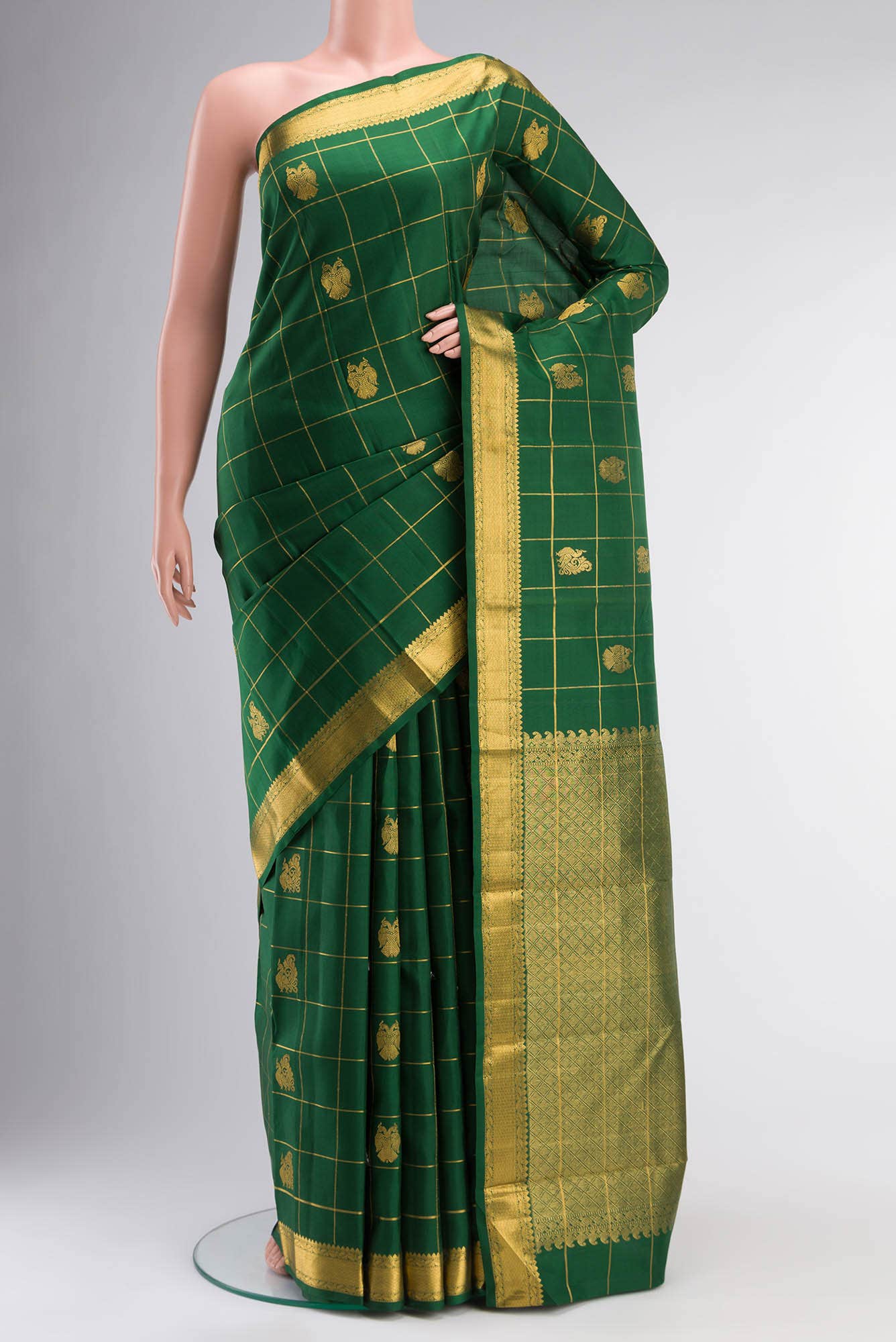 Green Kanchipuram Silk Saree