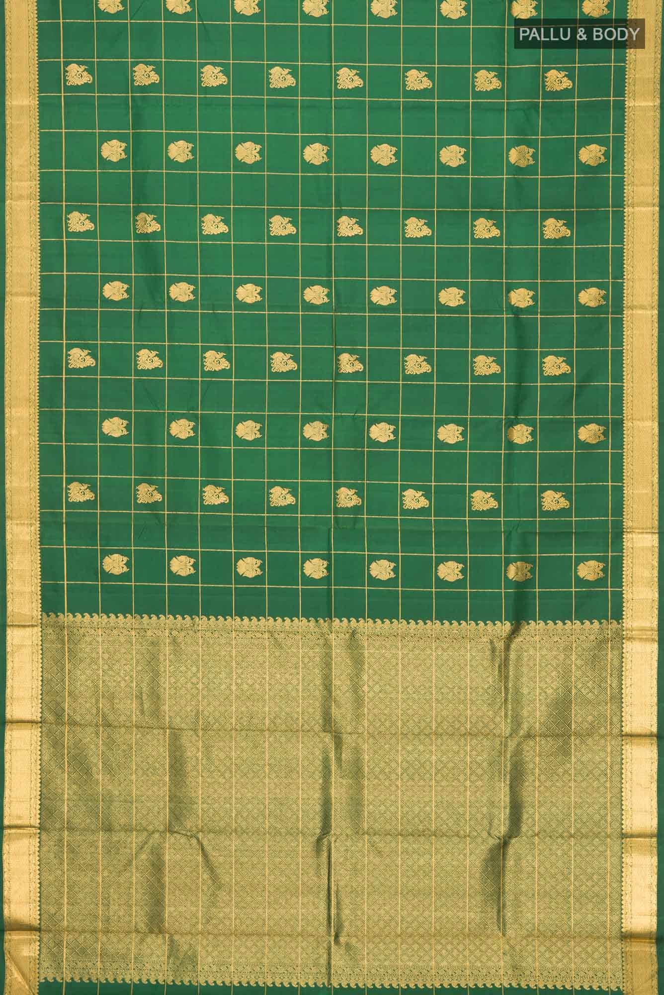 Green Kanchipuram Silk Saree