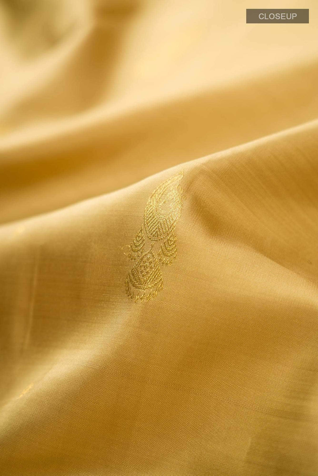 Dark Beige Kanchipuram Silk Saree