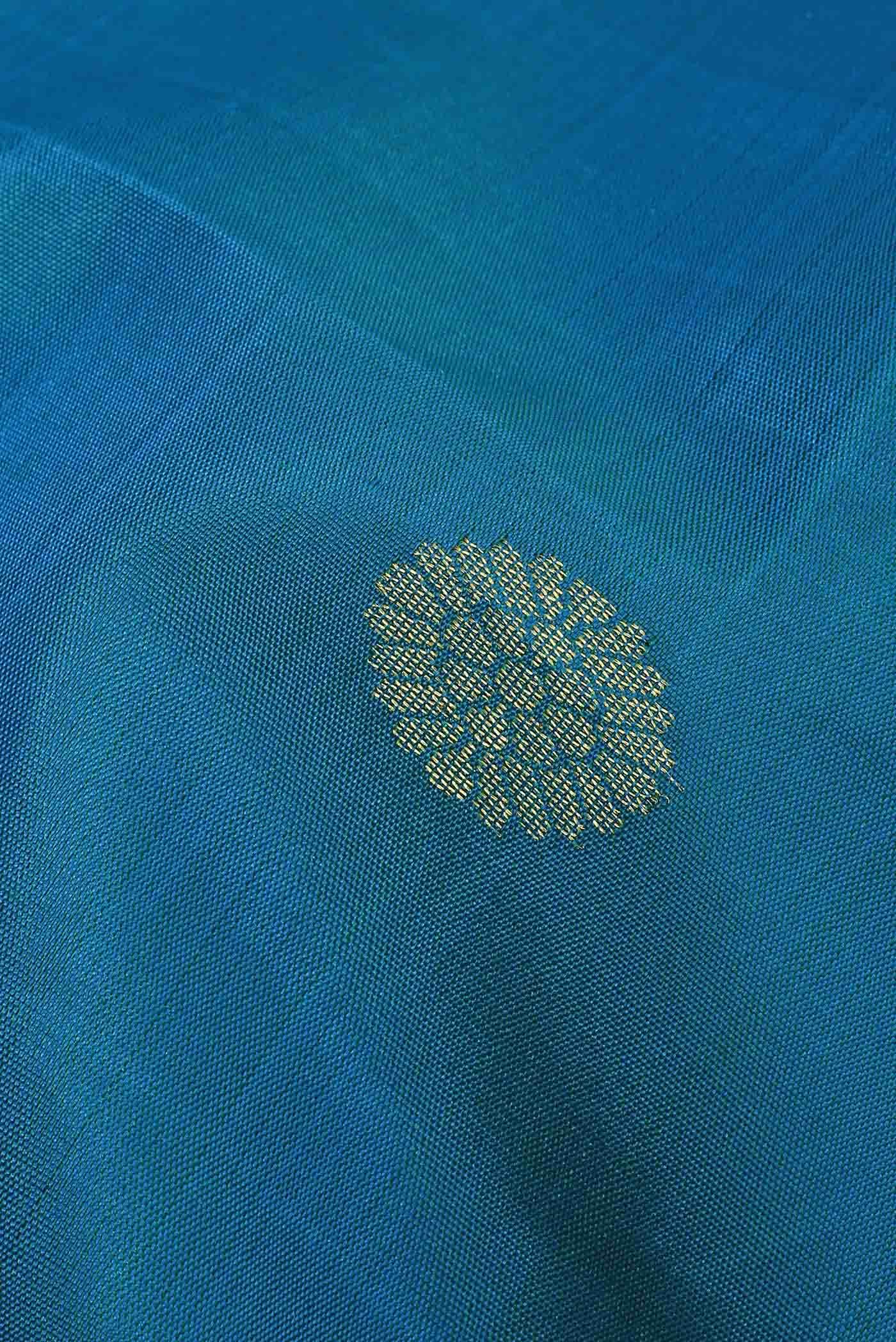 Blue Kanchipuram Silk Saree