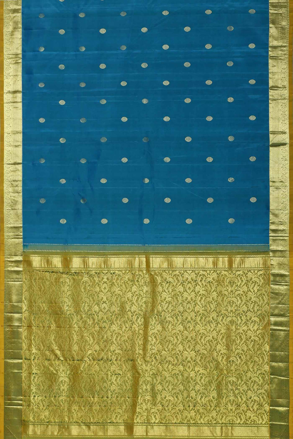 Blue Kanchipuram Silk Saree