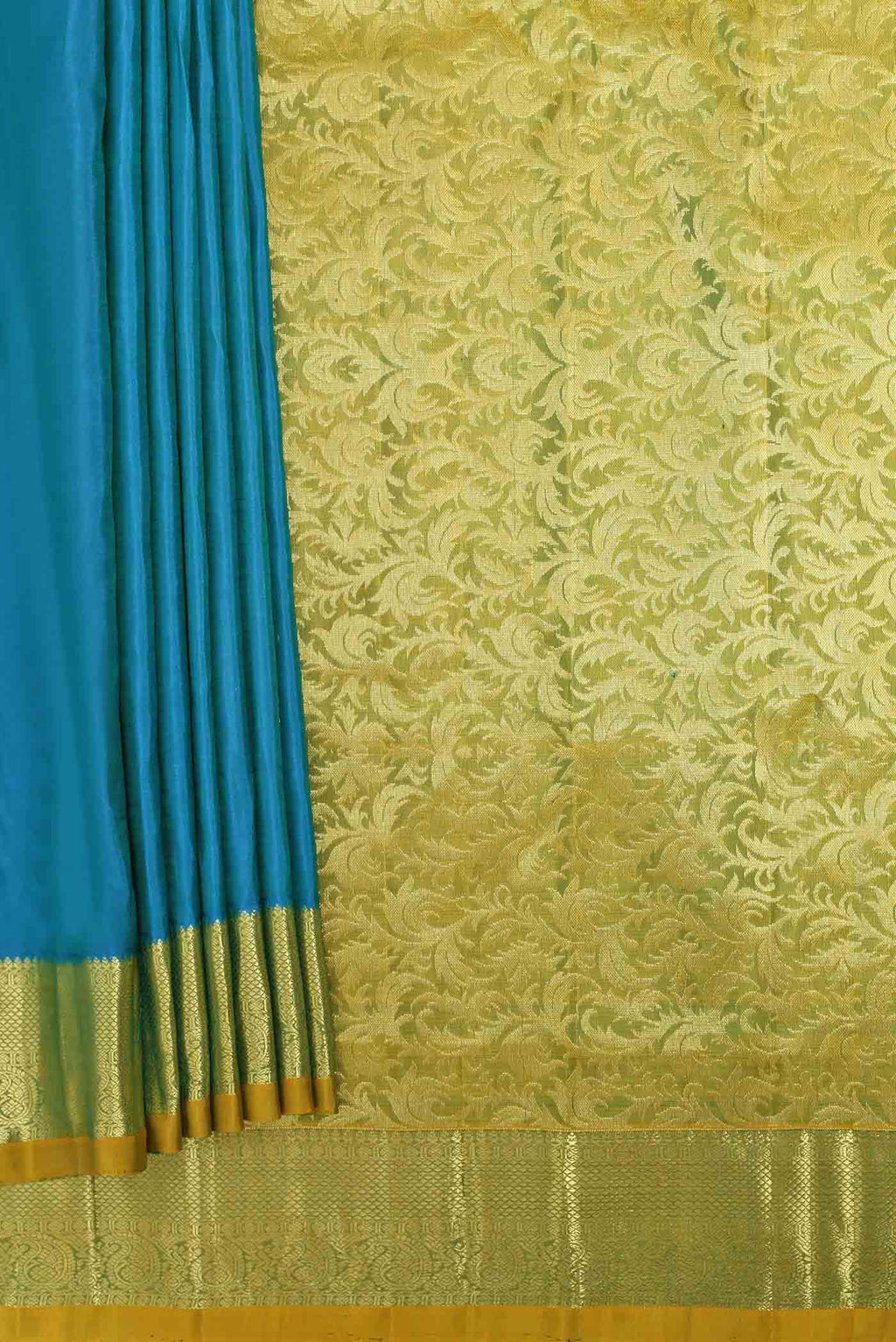 Blue Kanchipuram Silk Saree