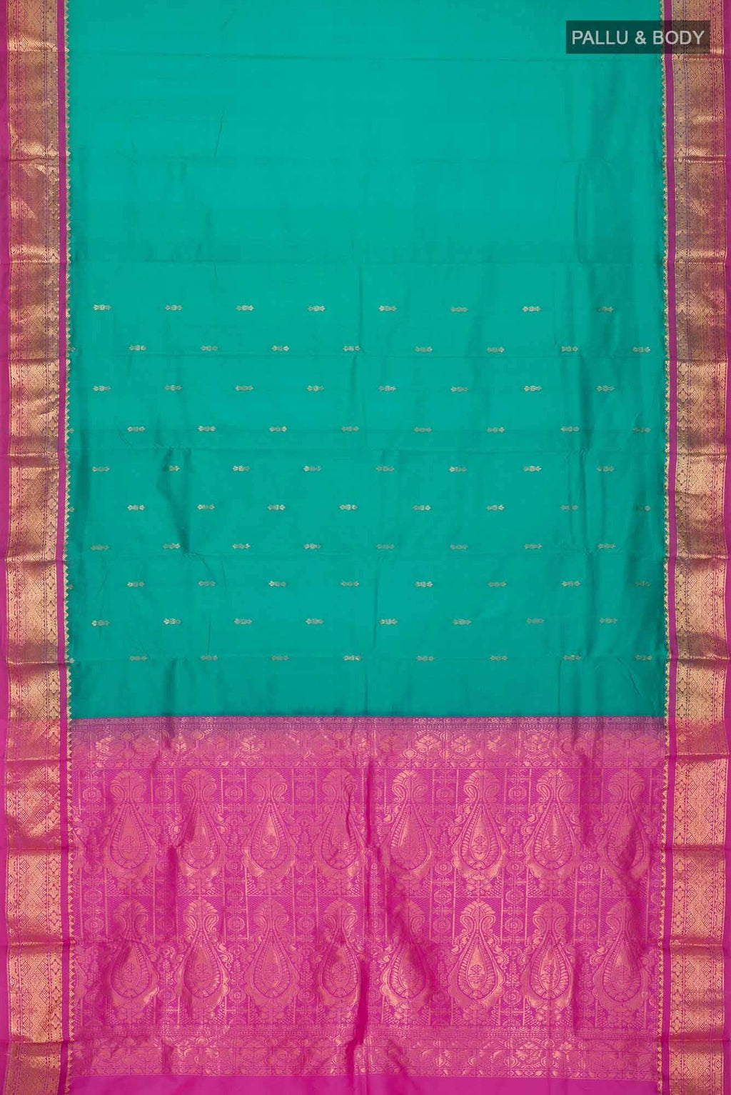 Green Bangalore Silk Saree