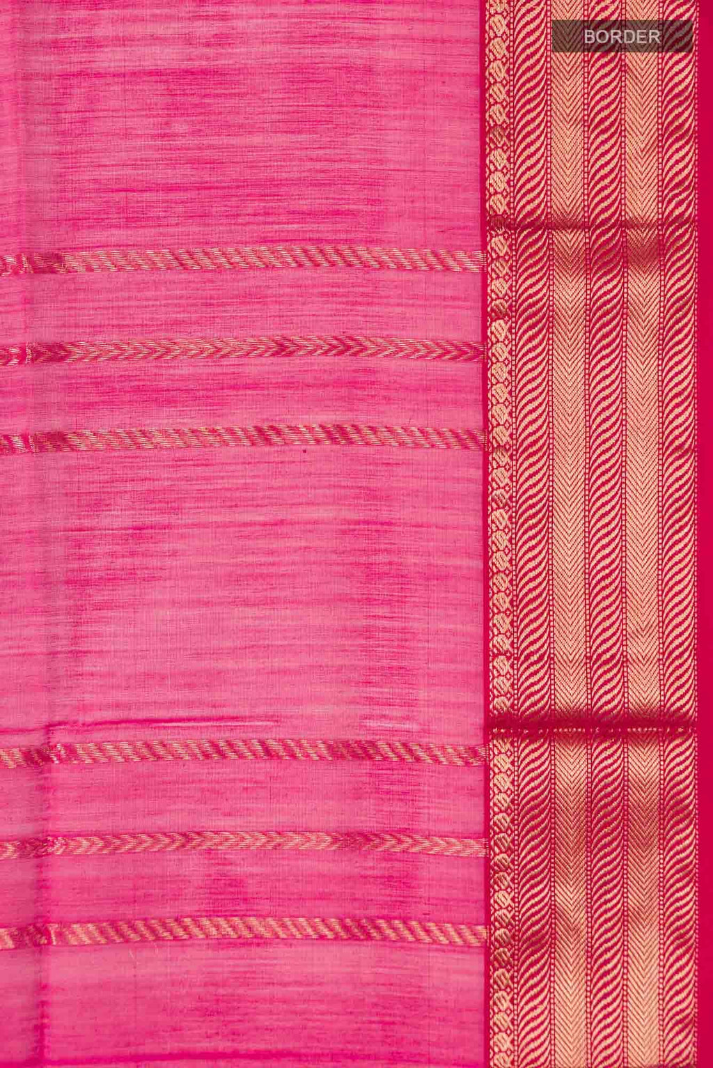 Pink Maheshwari Silk Cotton Saree