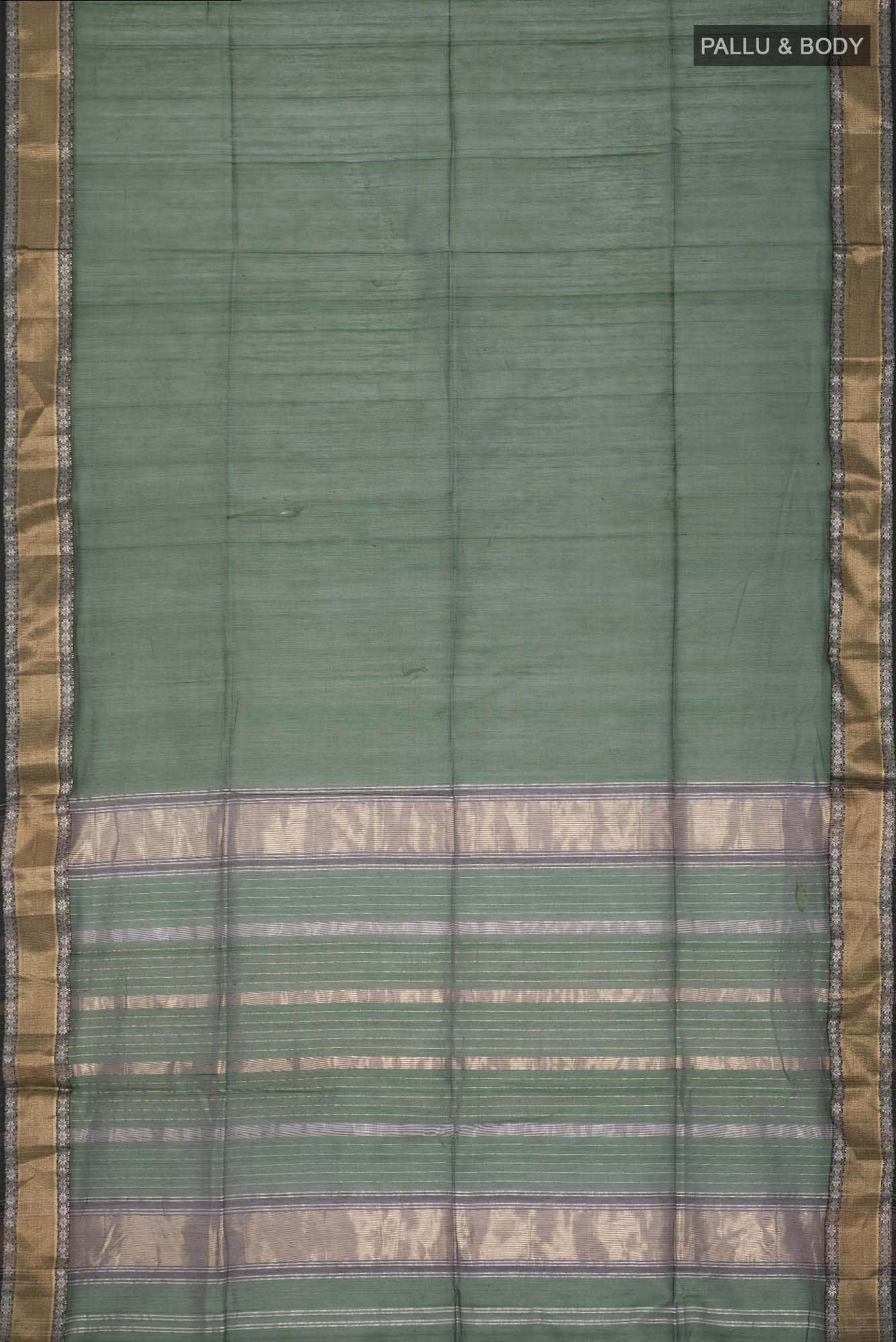 Green Maheshwari Silk Saree