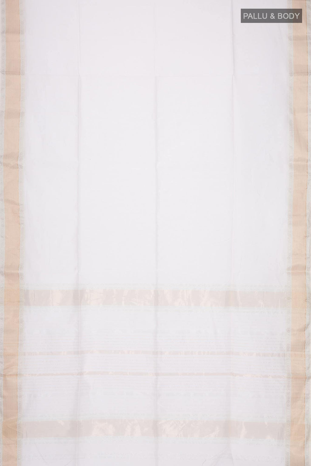 Rose Gold Maheshwari Silk Cotton Saree