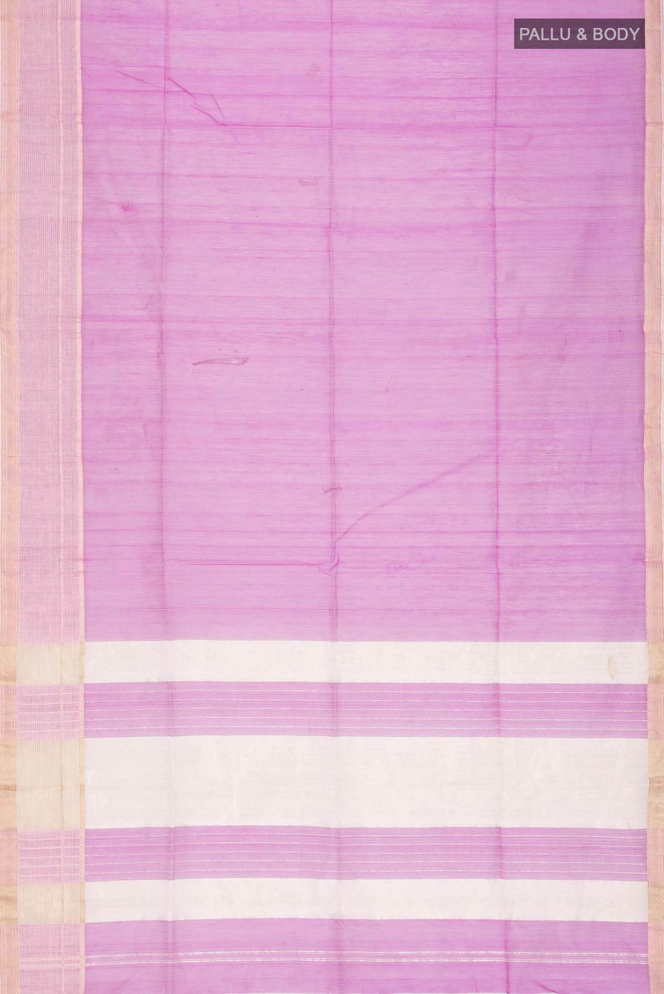 Lavender Maheshwari Silk Cotton Saree
