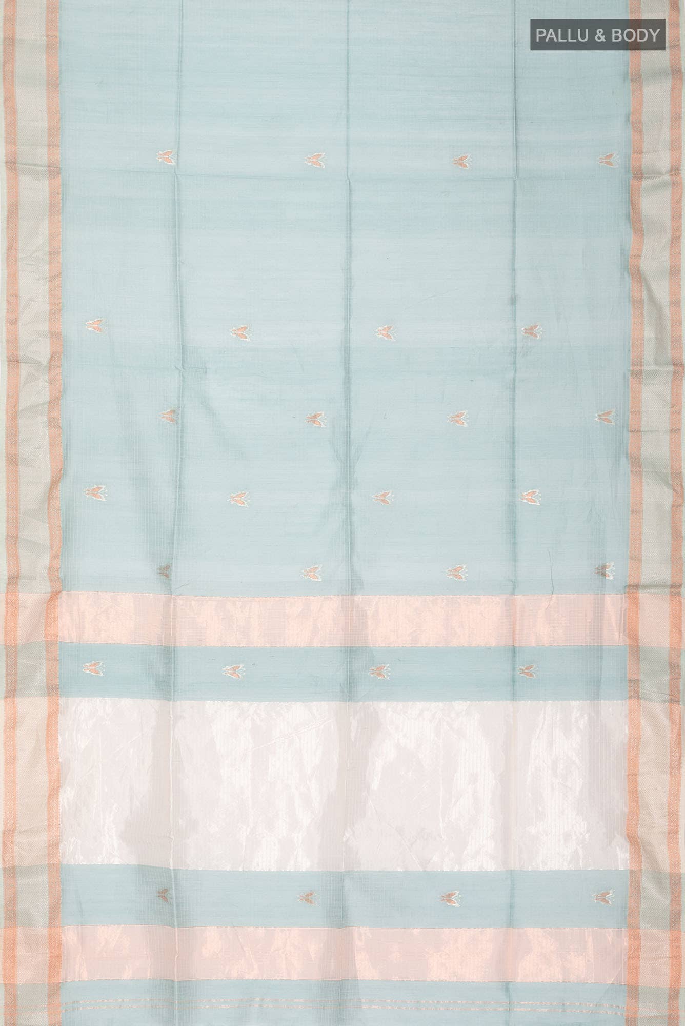 Blue Maheshwari Silk Cotton Saree