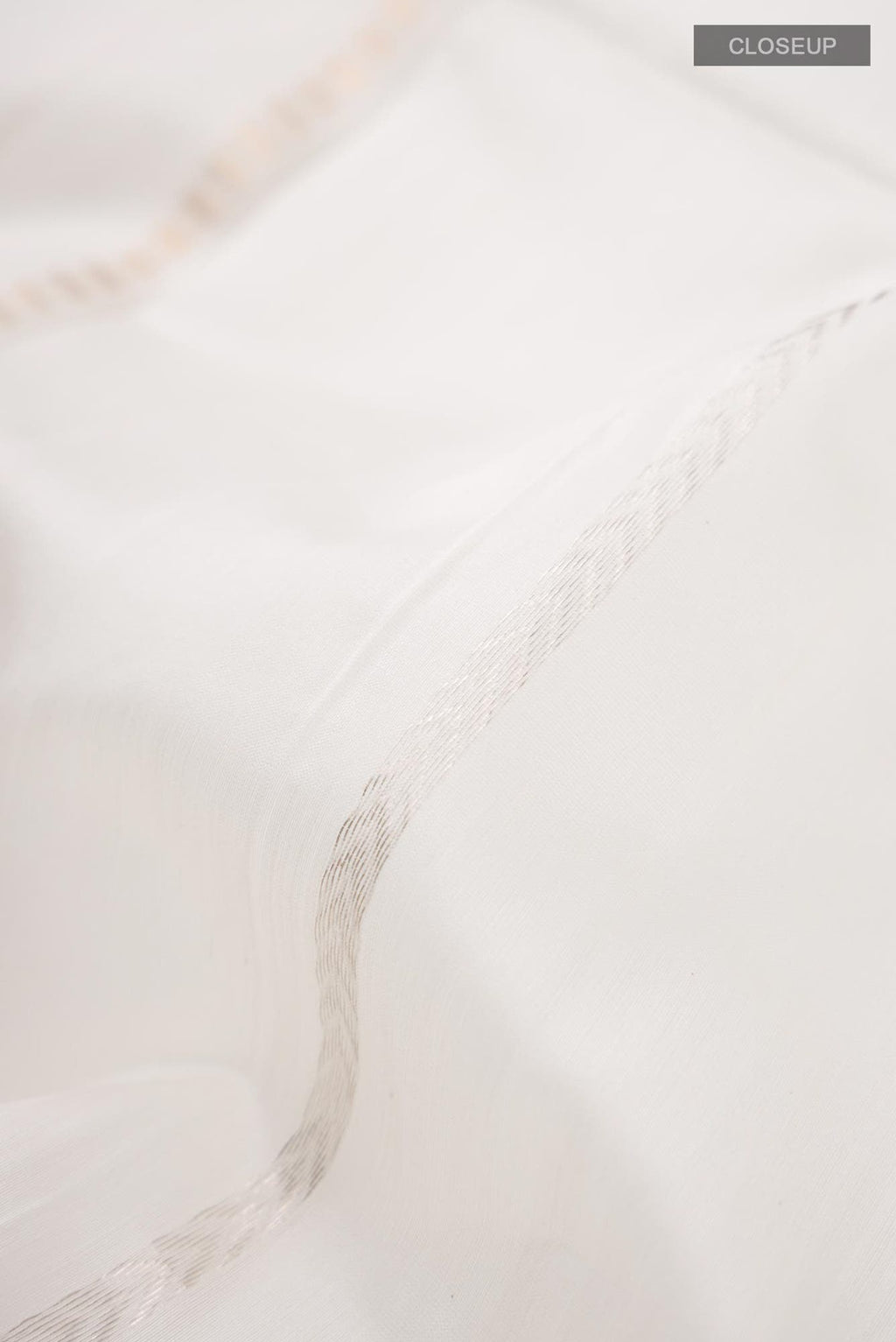 Cream Maheshwari Silk Cotton Saree
