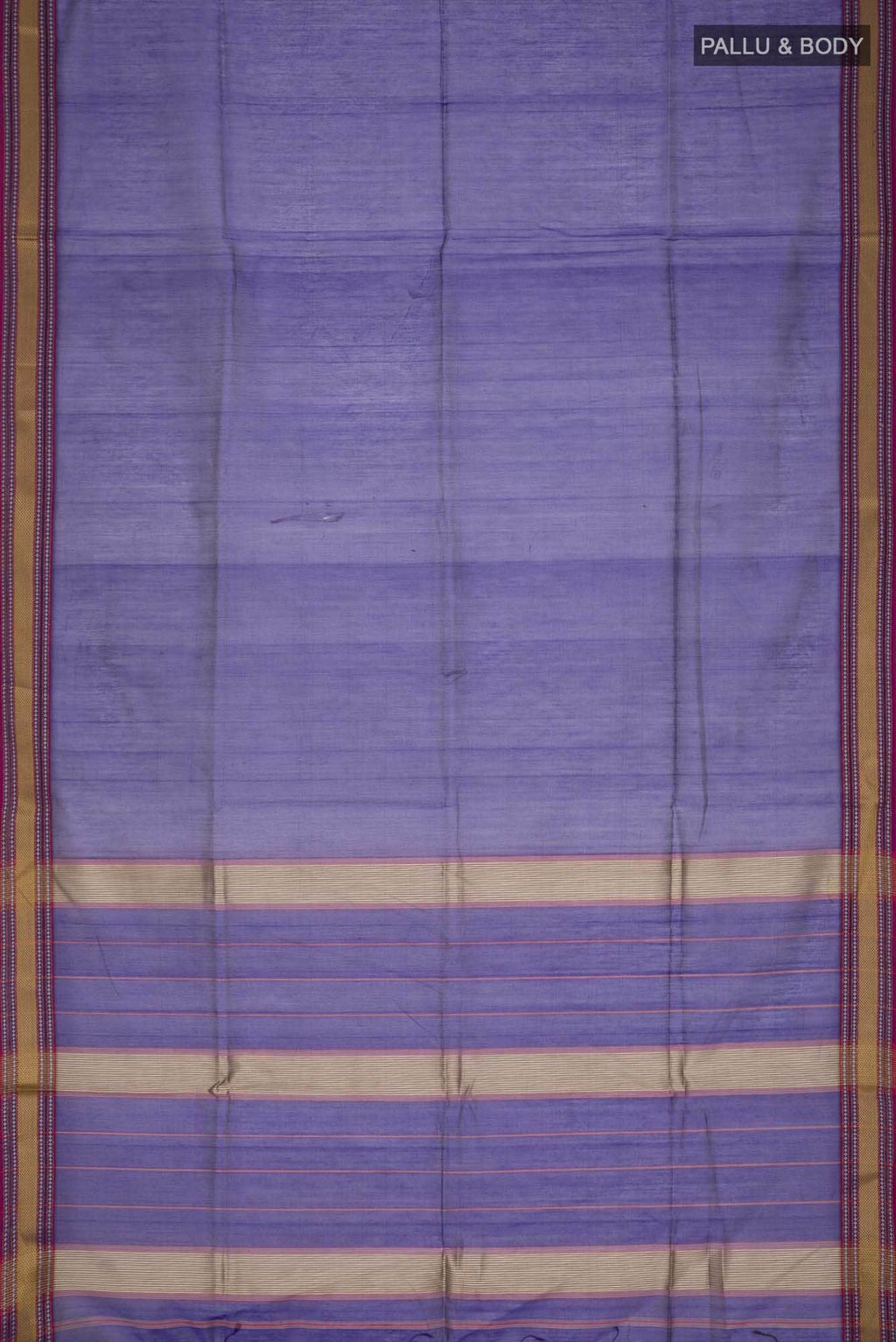 Indigo Maheshwari Silk Saree