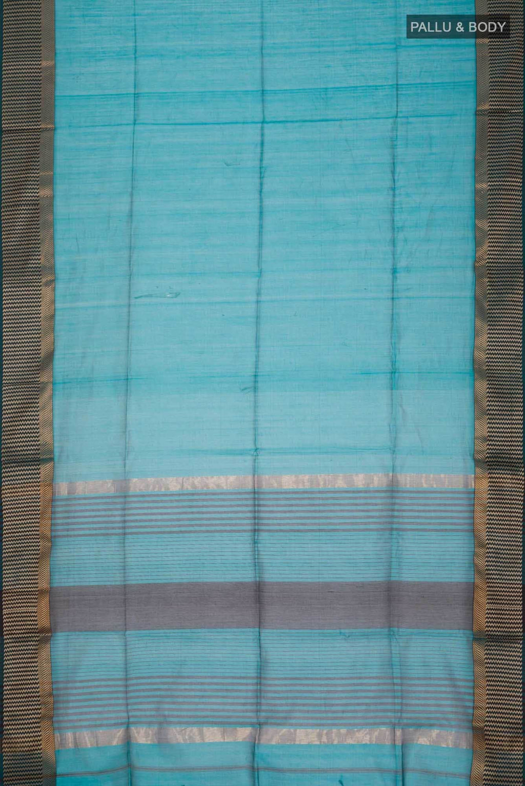 Blue Maheshwari Silk Saree