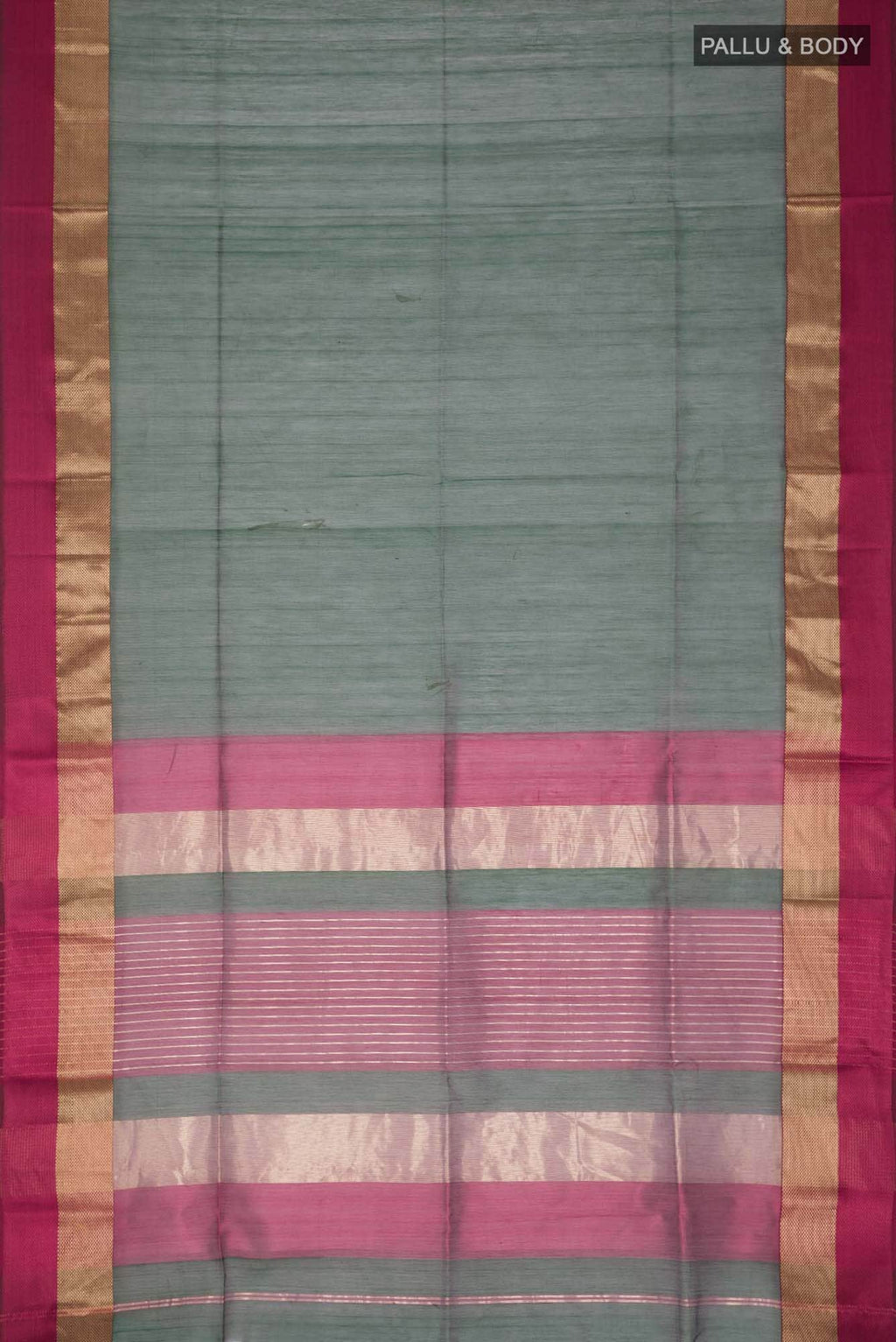 Green Maheshwari Silk Cotton Saree