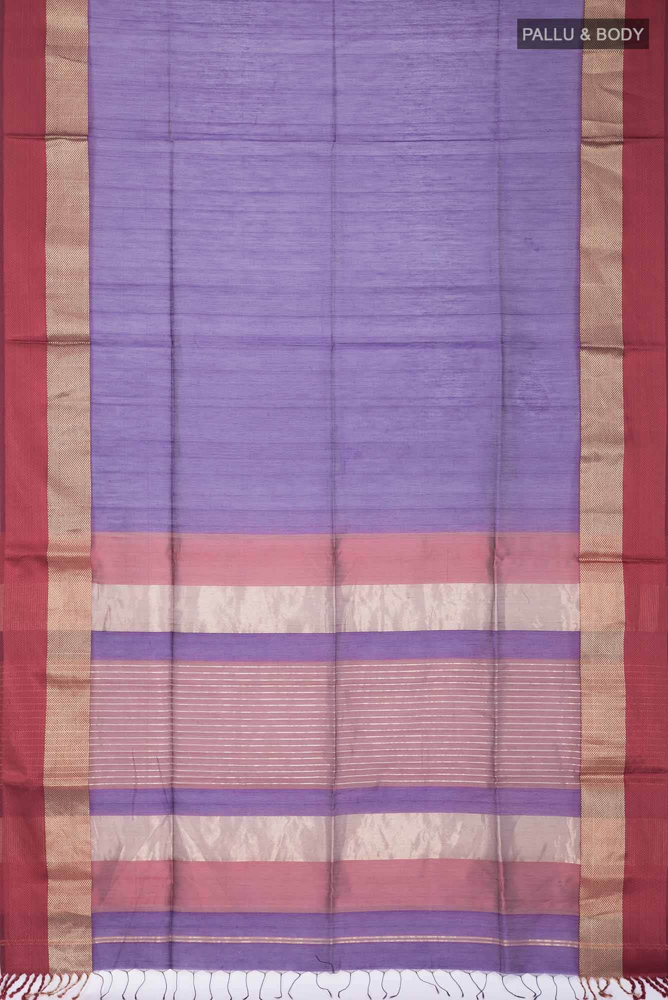 Violet Maheshwari Silk Cotton Saree