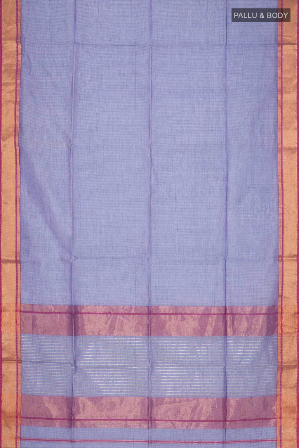 Blue Blended Maheshwari Silk Cotton Saree