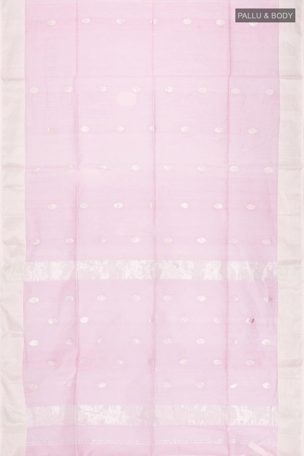 Rose pink Maheshwari Silk Cotton Saree