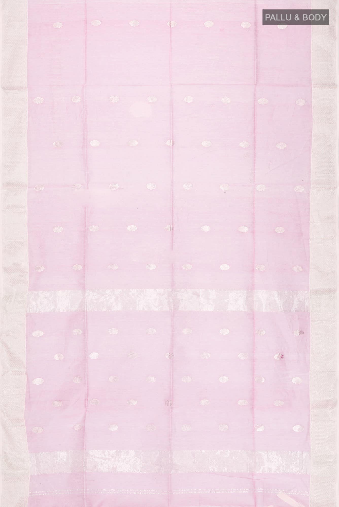 Rose pink Maheshwari Silk Cotton Saree