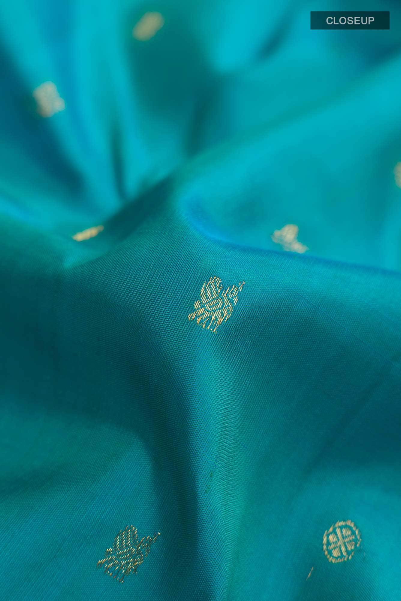 Blue Kanchipuram Silk Saree