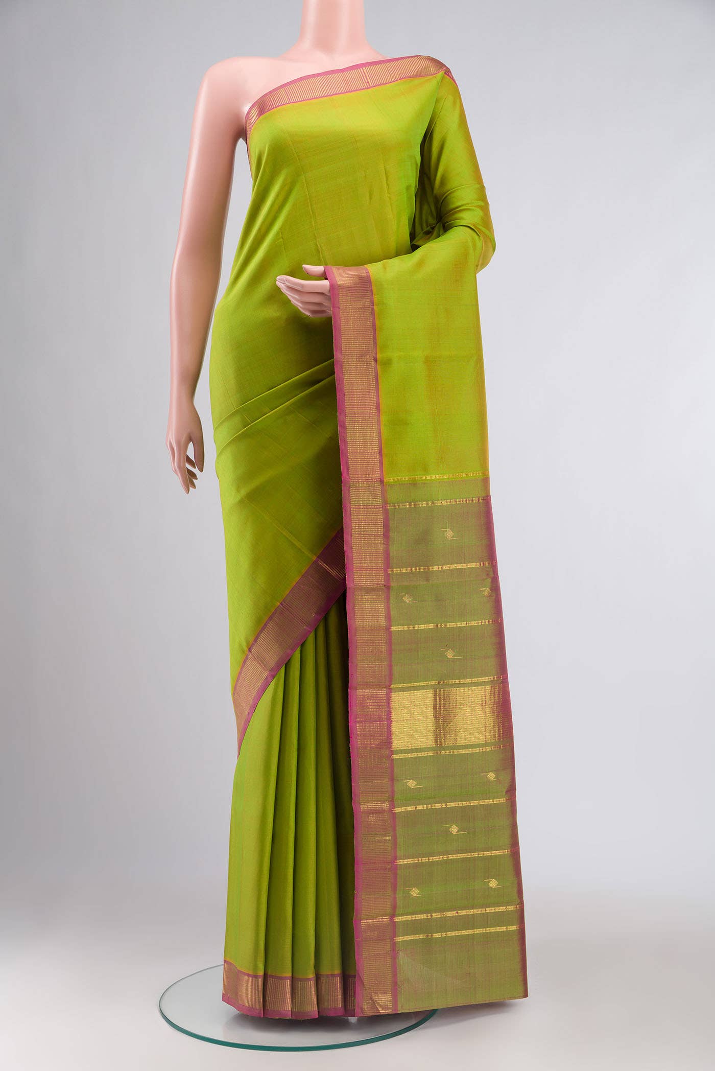 Green Kanchipuram Silk Saree