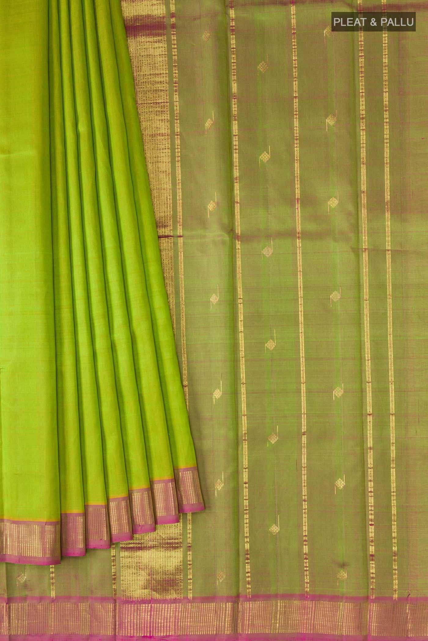 Green Kanchipuram Silk Saree