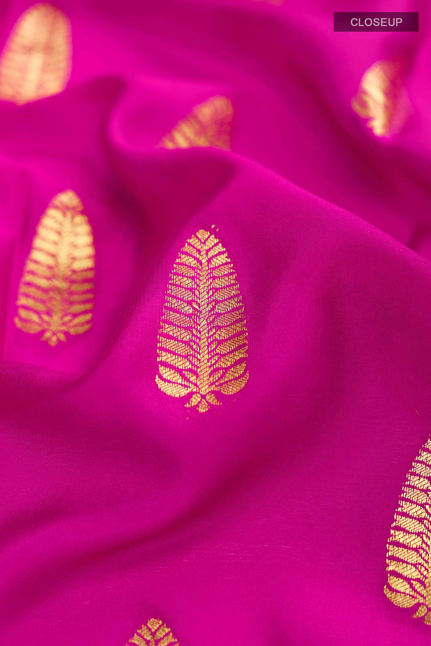 Pink Mysore Crepe Saree