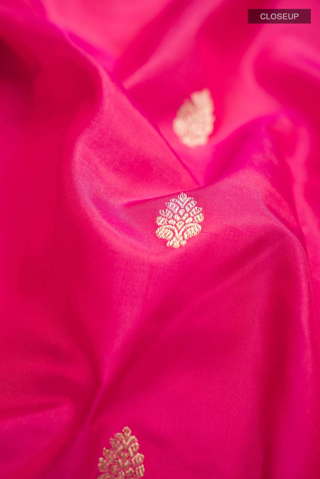 Pink Banarasi Katan Silk Saree
