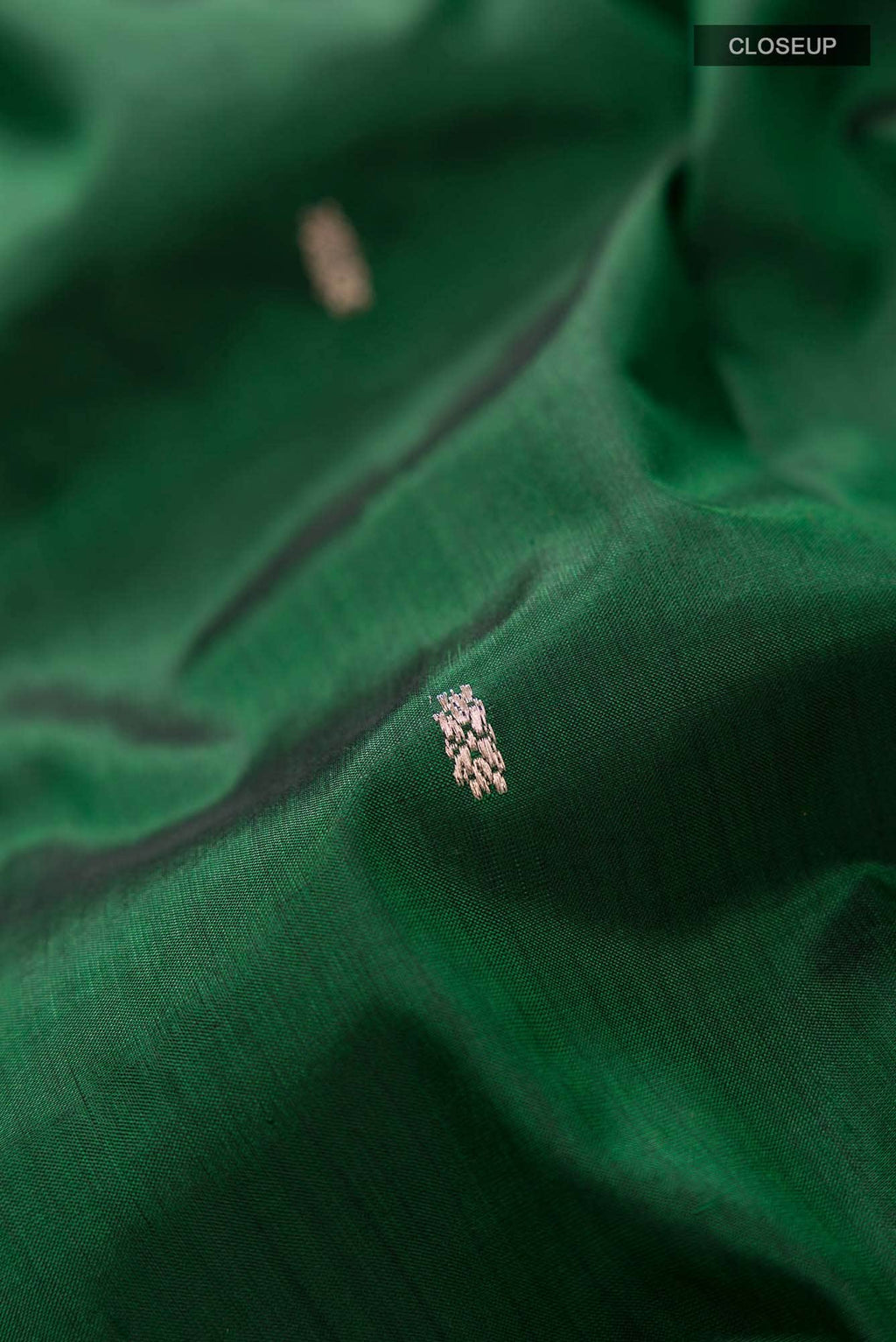 Green Banarasi Katan Silk Saree