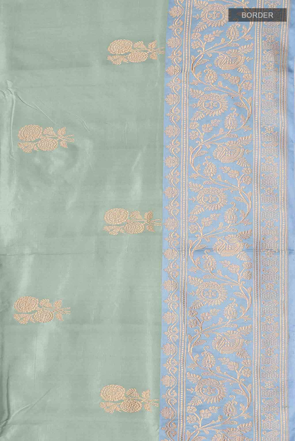 Green Banarasi Katan Silk Saree