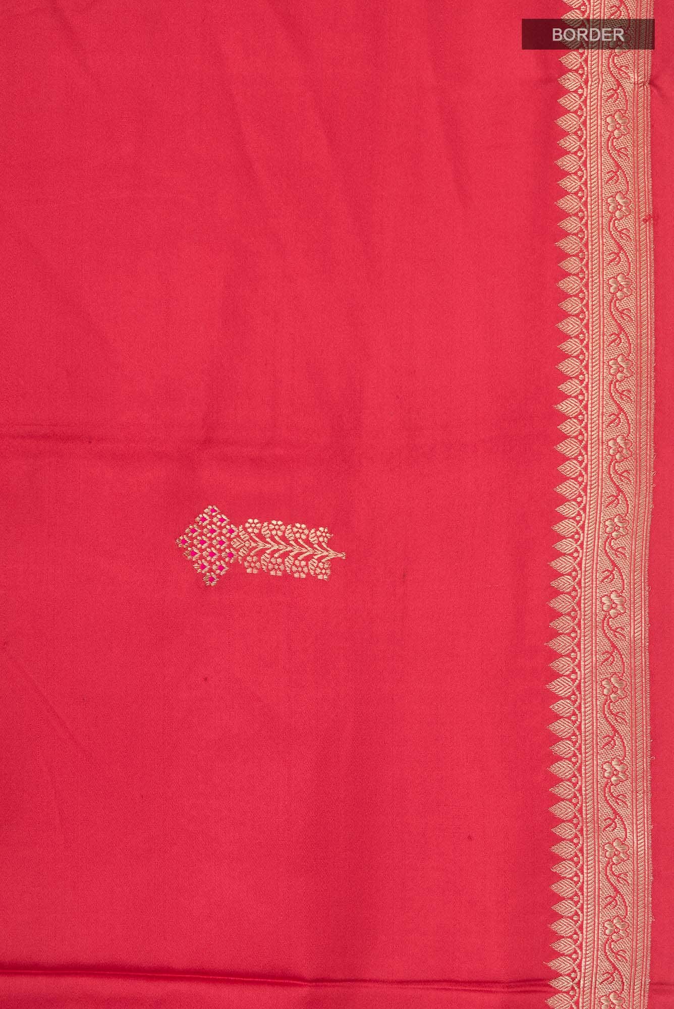 Red Banarasi Katan Silk Saree