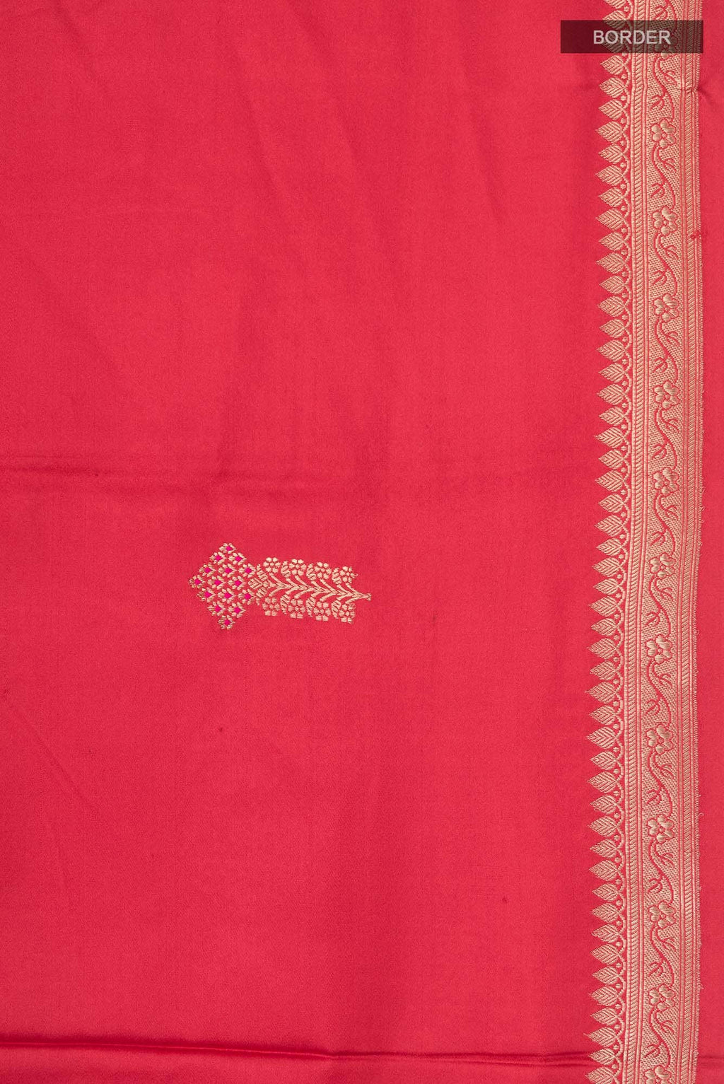 Red Banarasi Katan Silk Saree
