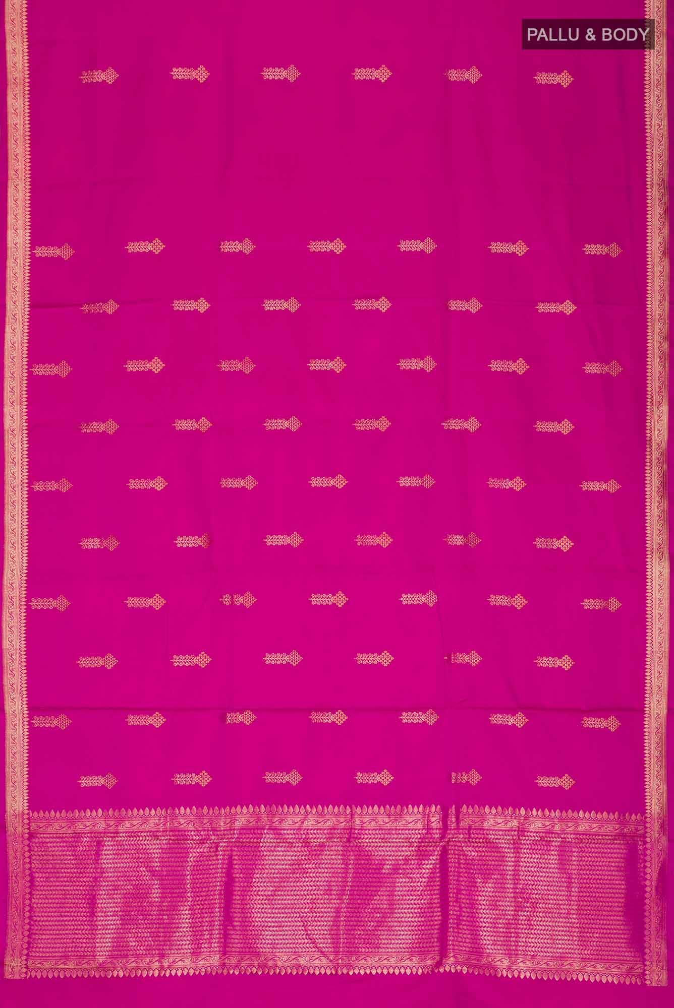 Pink Banarasi Silk Saree