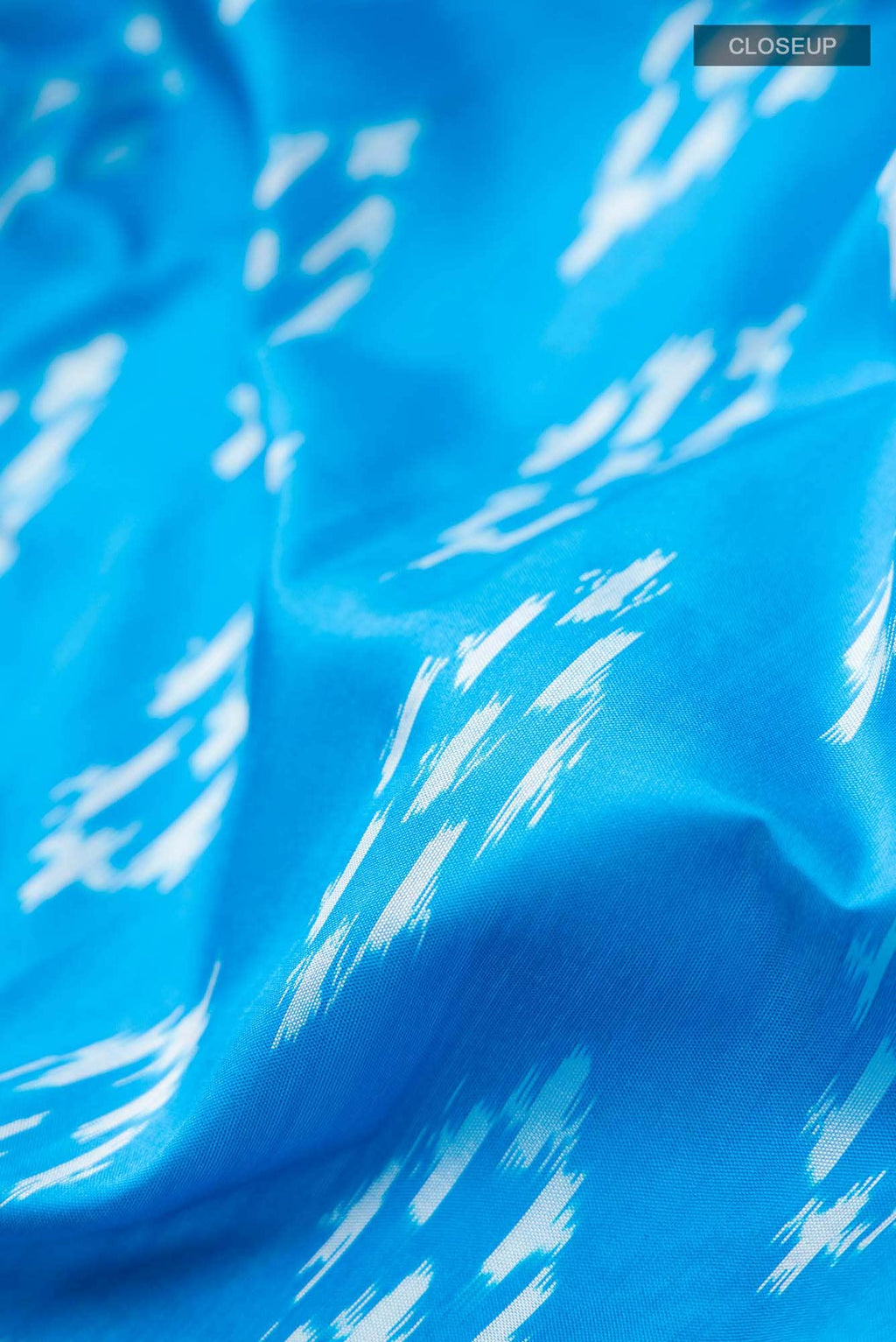 Blue Pochampally Silk Saree