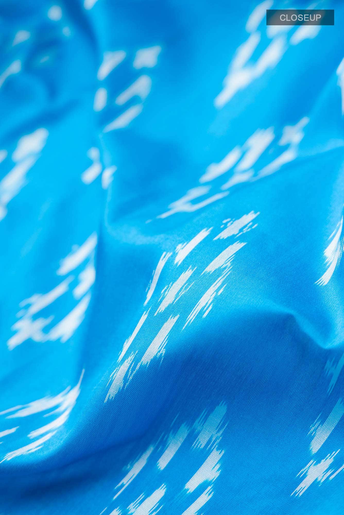 Blue Pochampally Silk Saree