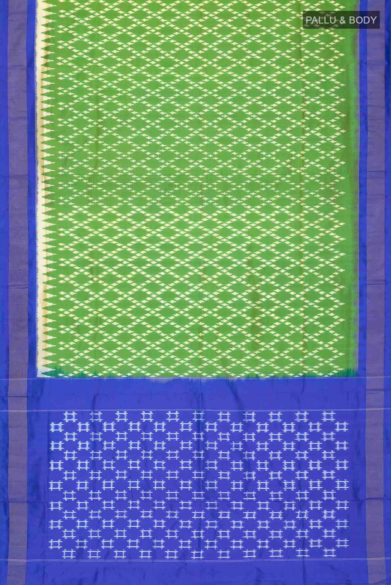 Green Pochampally Silk Saree