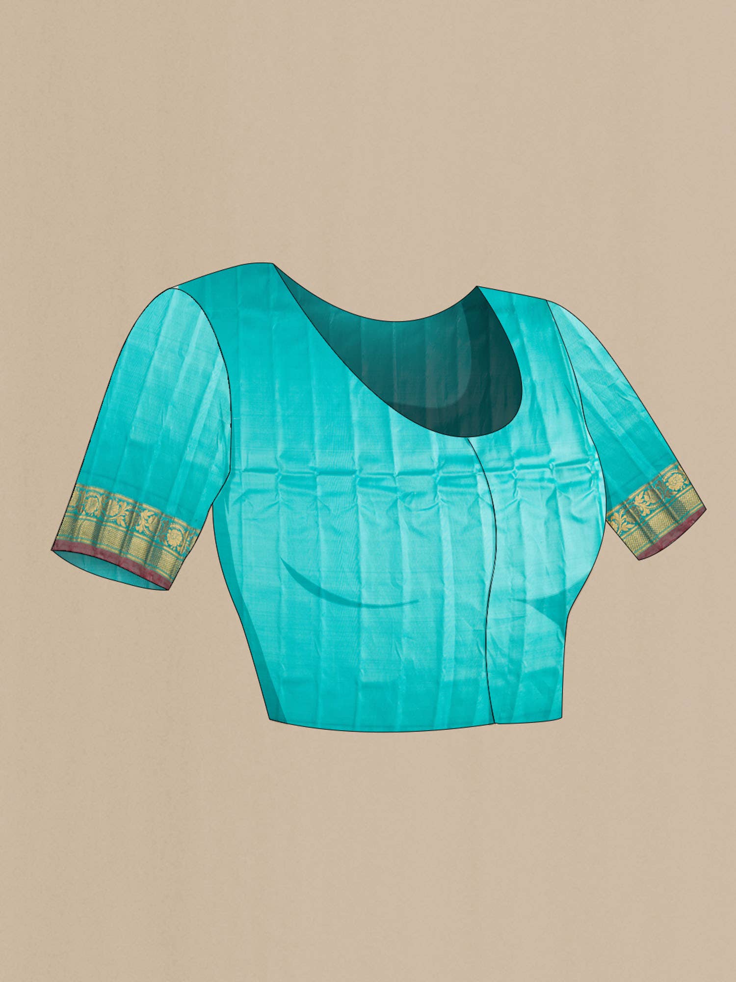 Green Gadwal Silk Saree