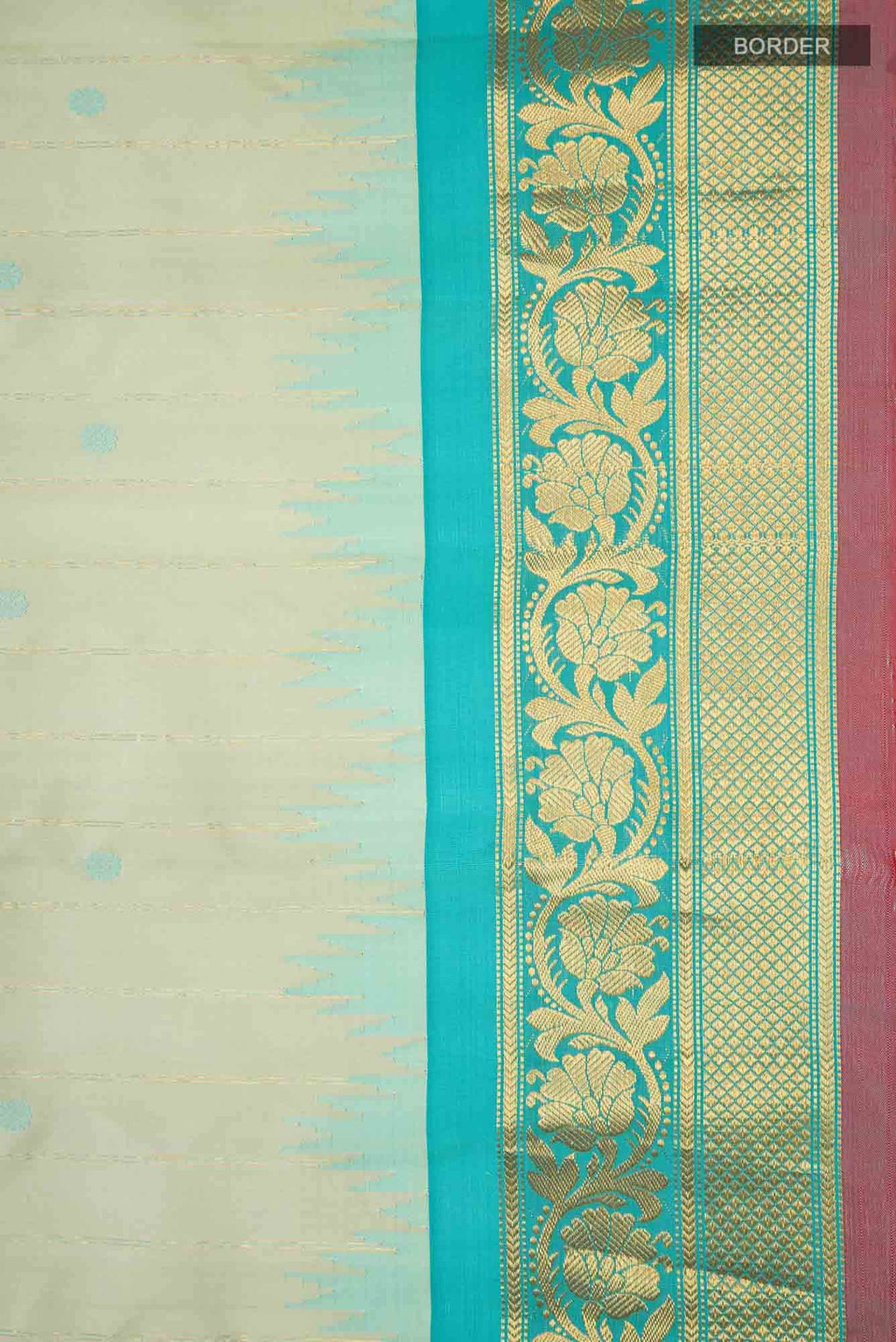 Green Gadwal Silk Saree