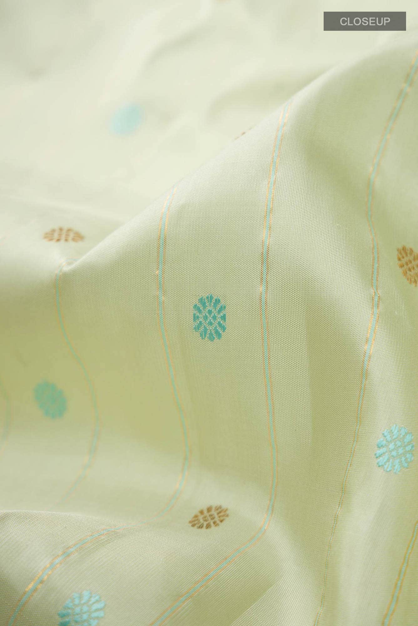 Green Gadwal Silk Saree