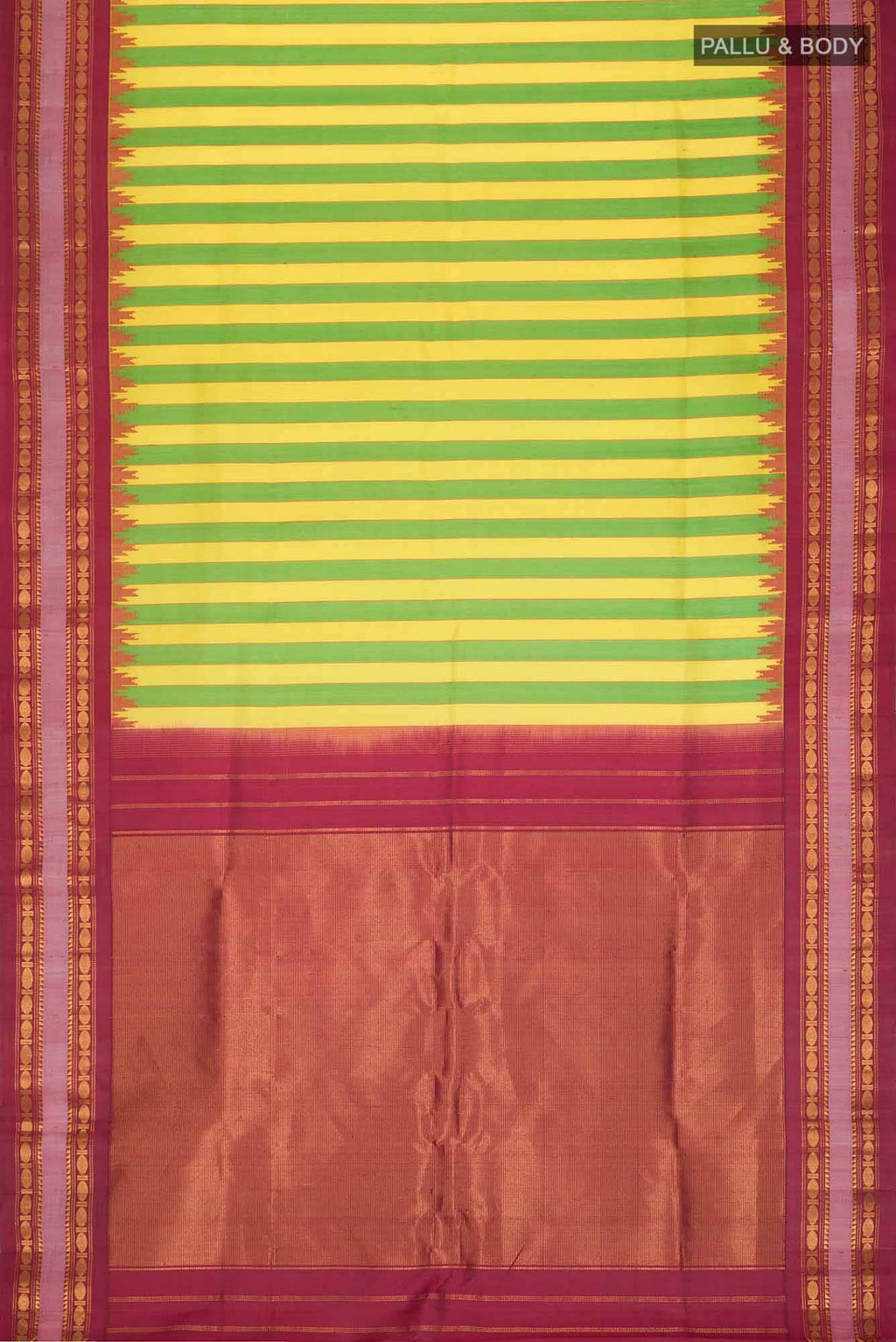 Multi Gadwal Silk Saree