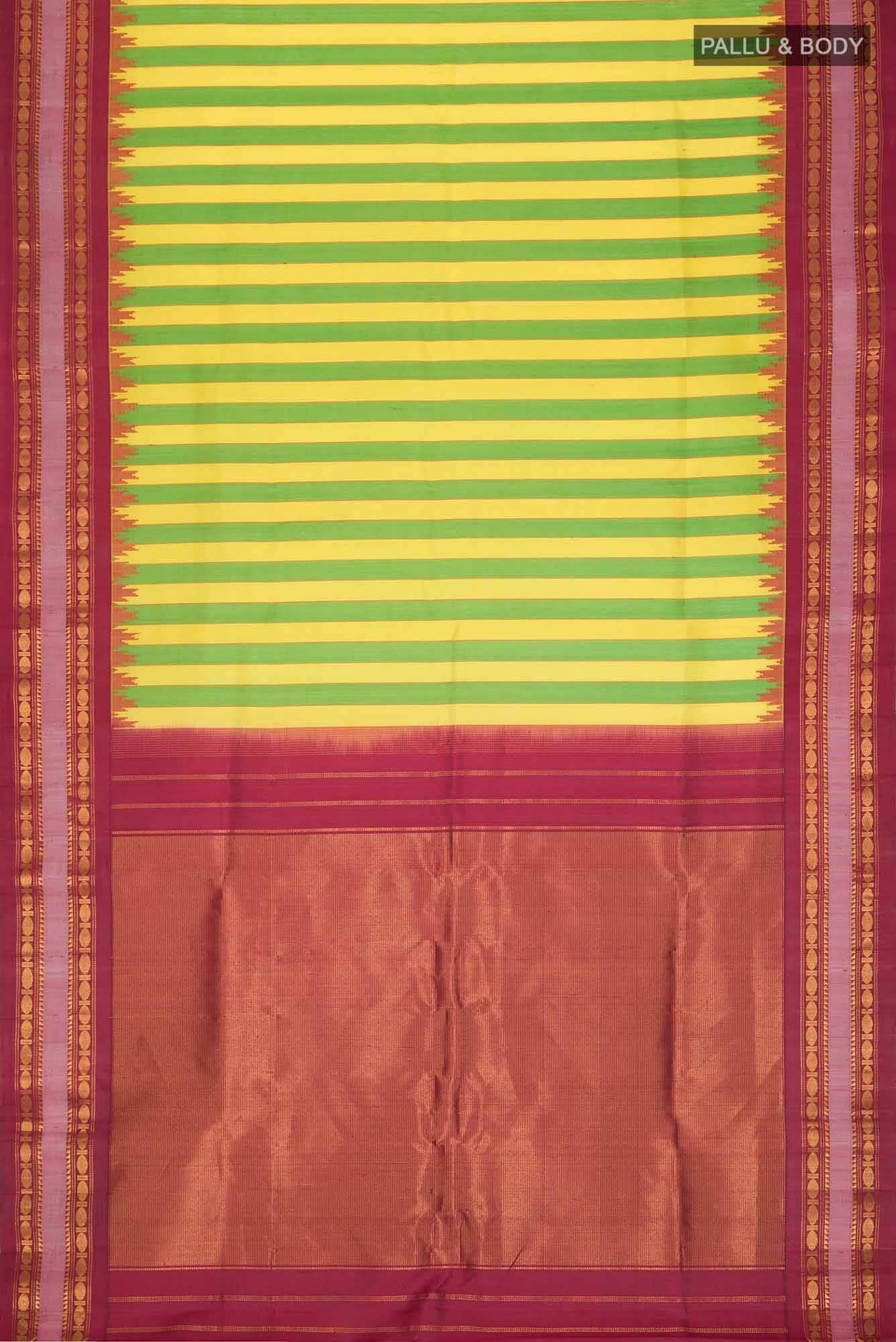 Multi Gadwal Silk Saree