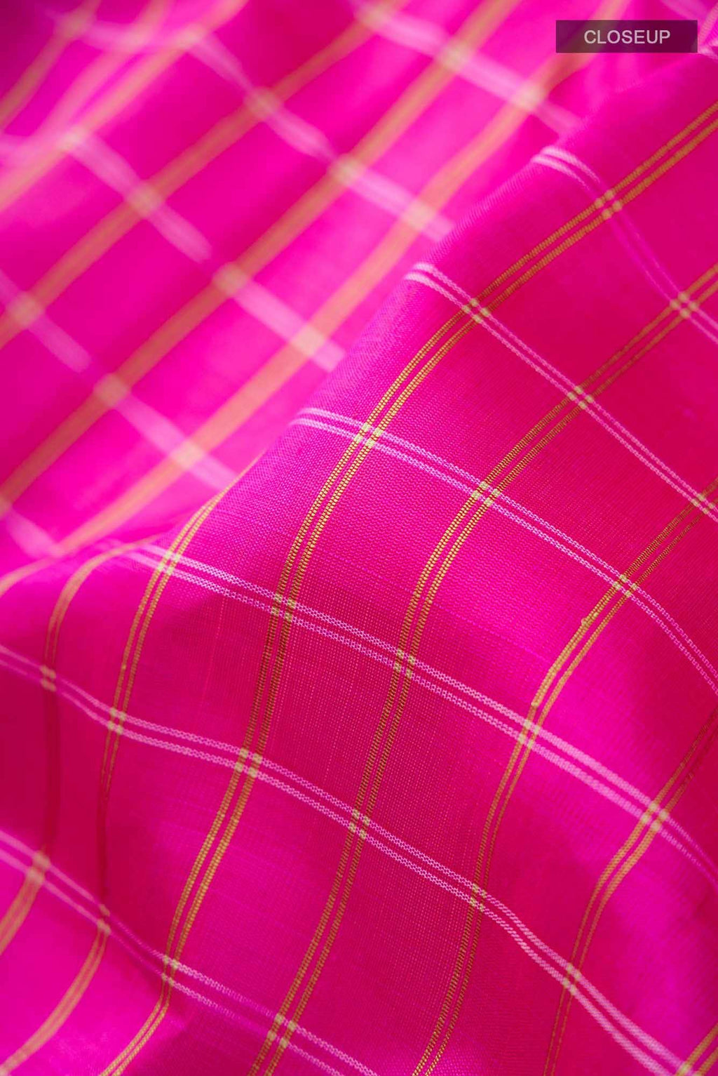 Pink Gadwal Silk Saree