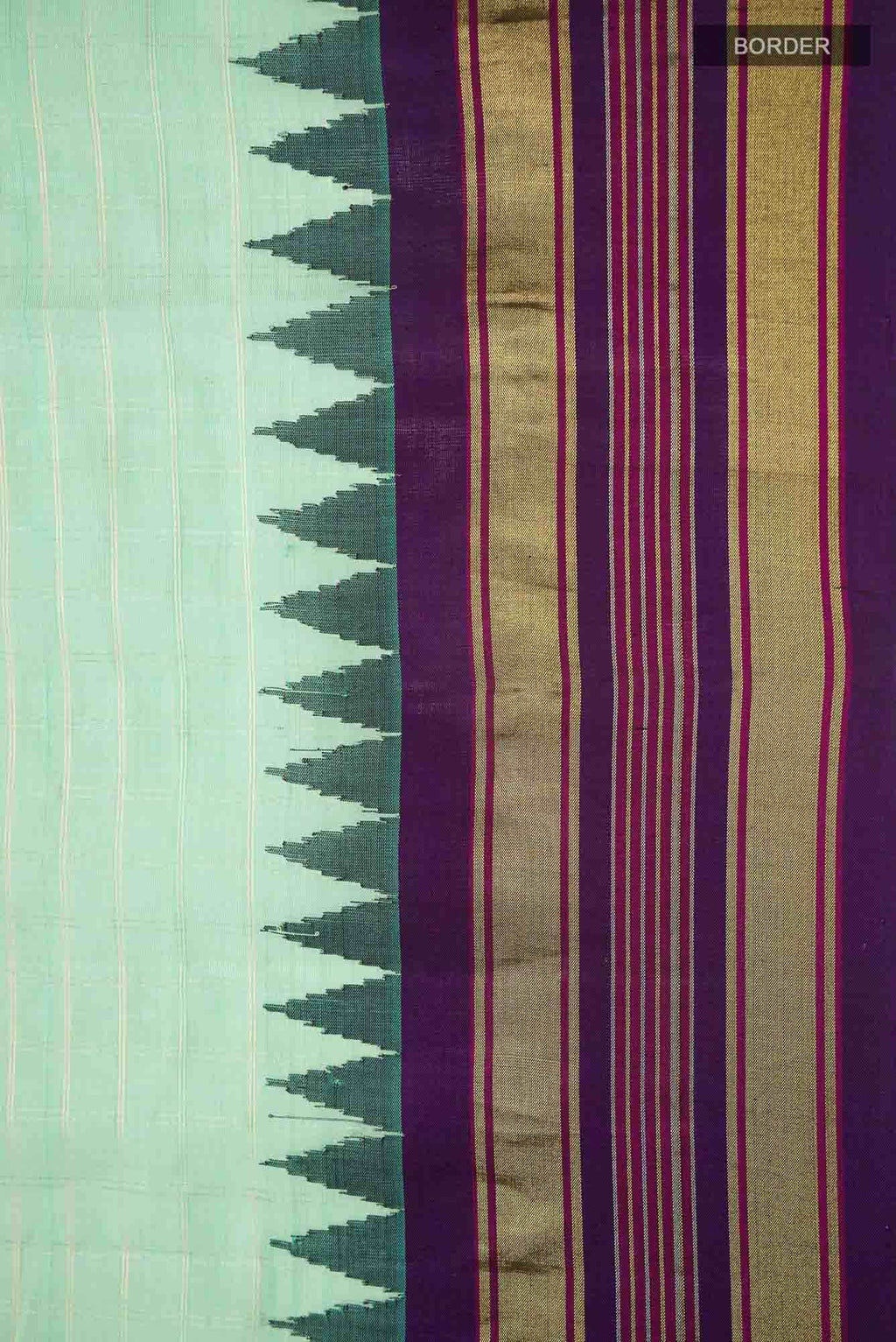Green Gadwal Silk Cotton Saree