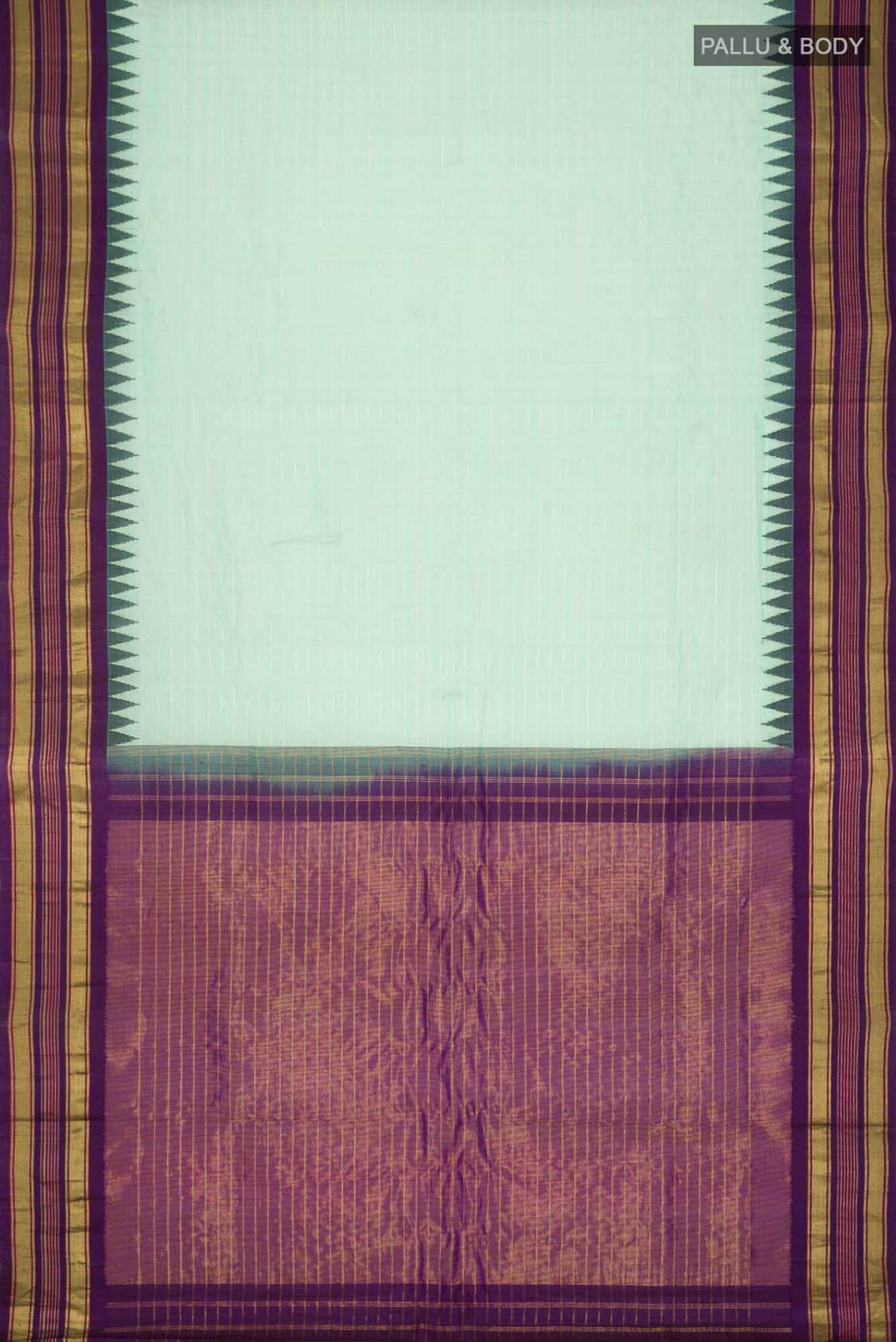 Green Gadwal Silk Cotton Saree