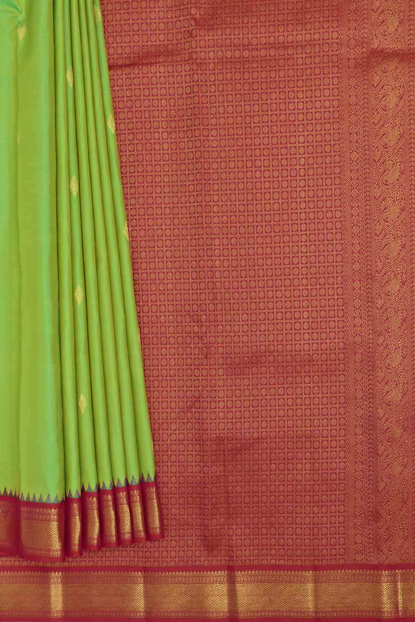 Green Kanchipuram Silk Saree